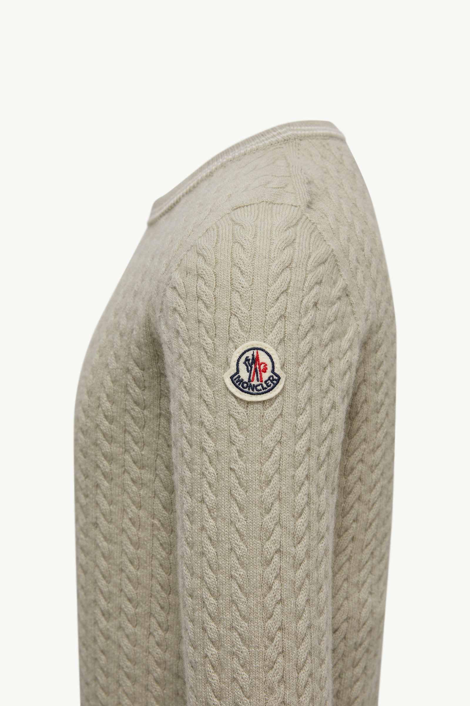Wool Jumper Girl Light Green Moncler 1