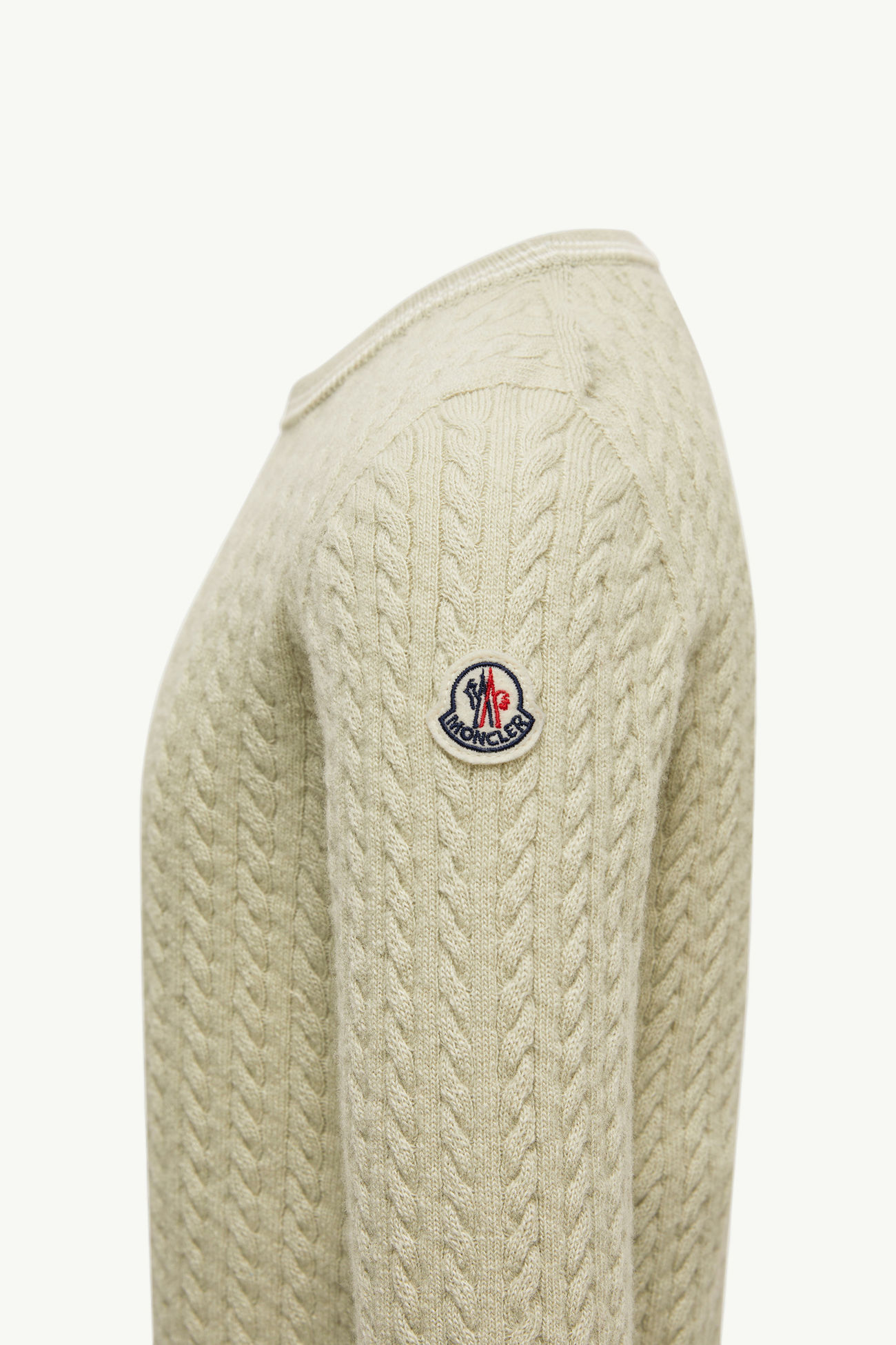 Wool Sweater Girl Light Green Moncler 1