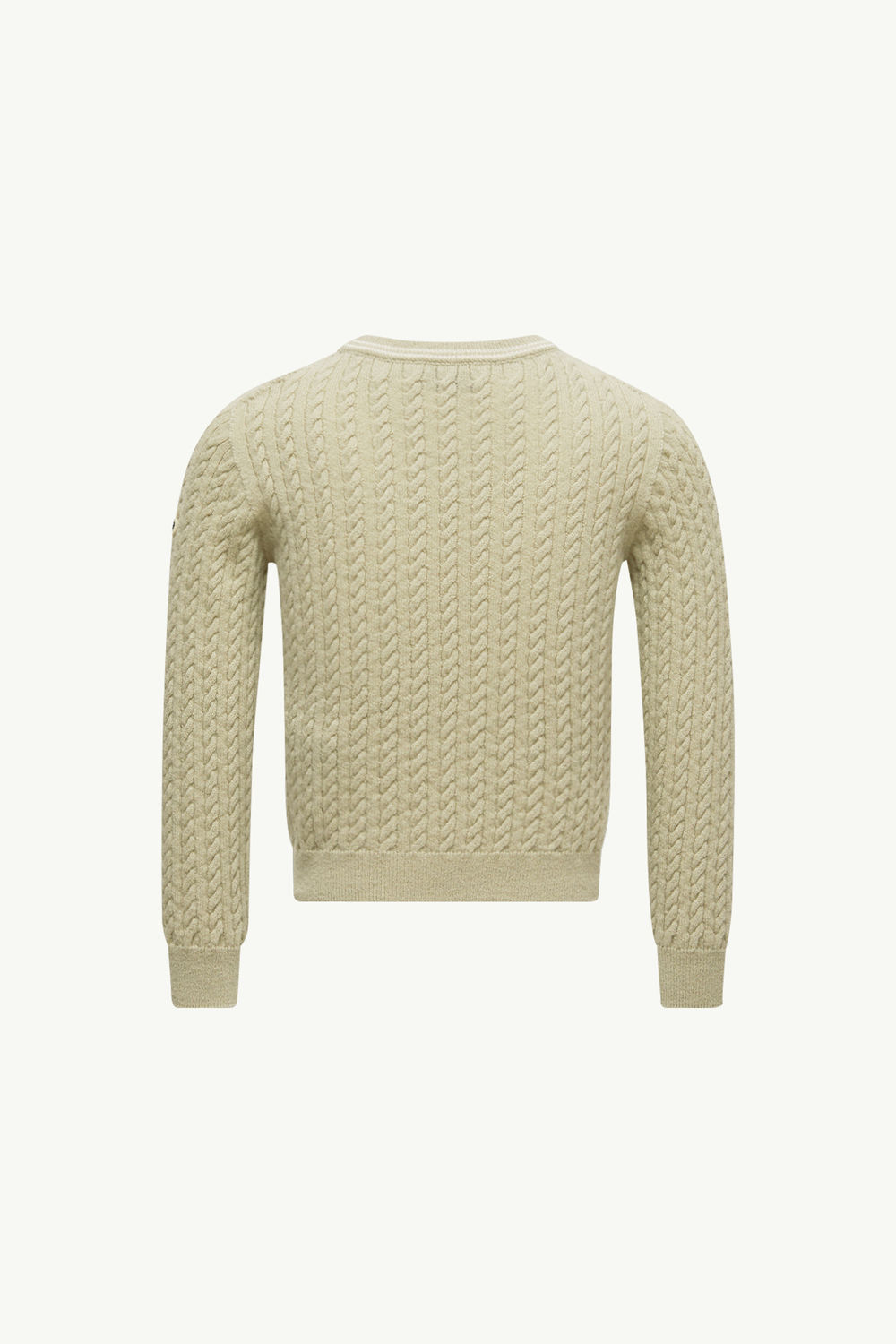 Wool Jumper Girl Light Green Moncler 2