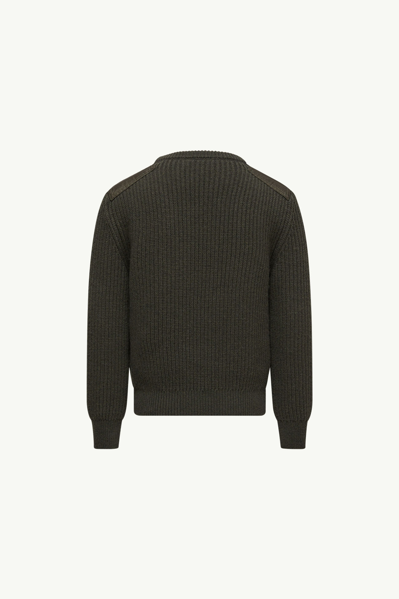 Pullover aus Wolle mit Tasche Jungen Dunkelgrün Moncler 2
