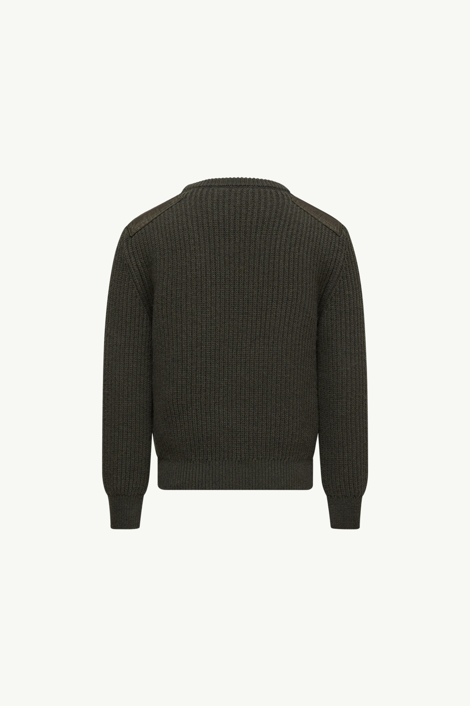 Wool Jumper with Pocket Boy Dark Green Moncler 2