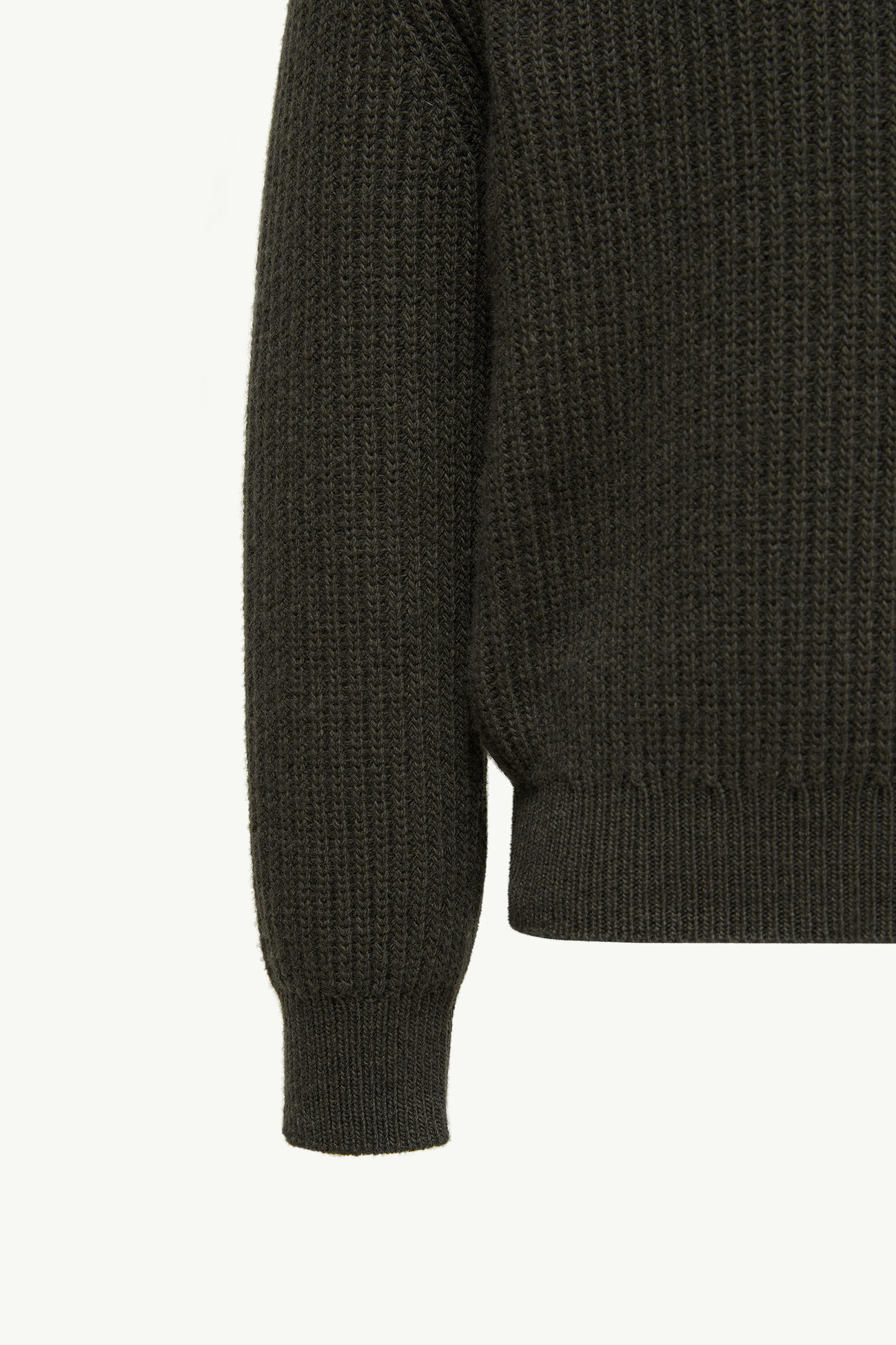 Pullover aus Wolle mit Tasche Jungen Dunkelgrün Moncler 4