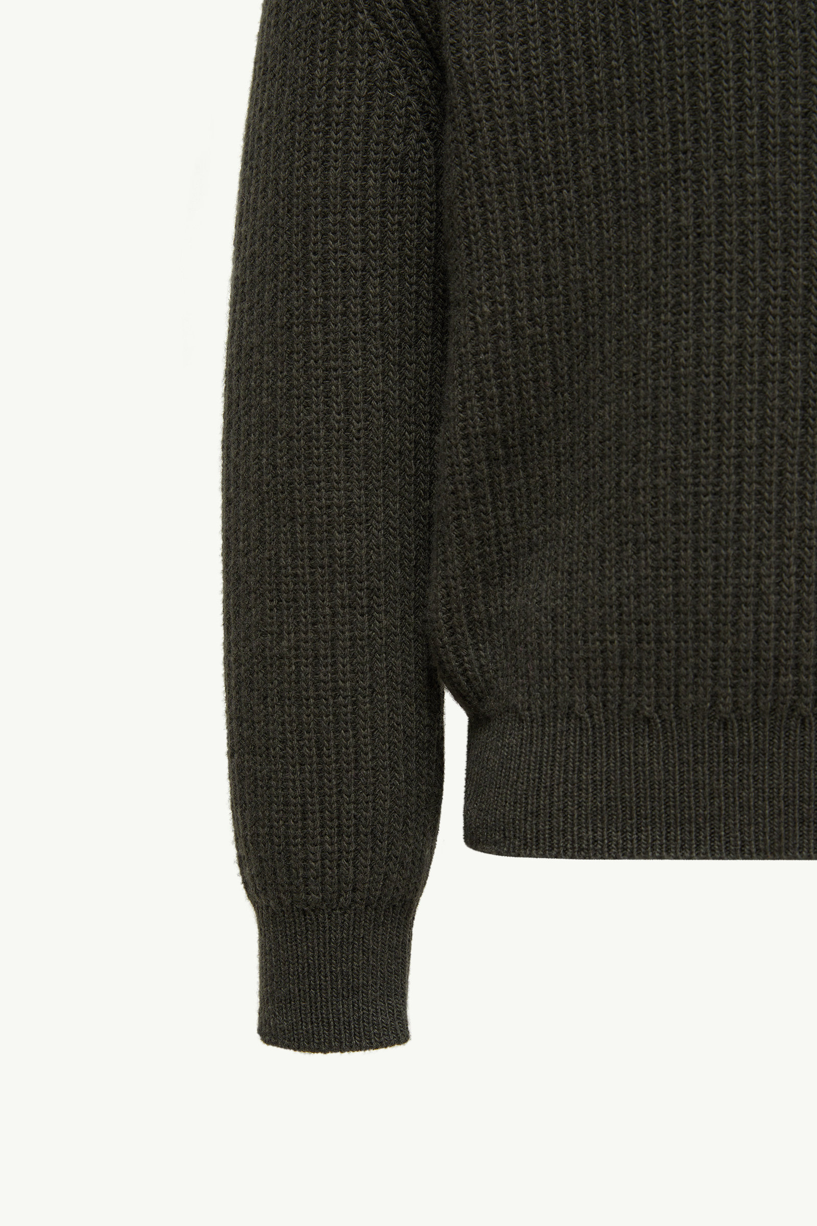 Wool Jumper with Pocket Boy Dark Green Moncler 4