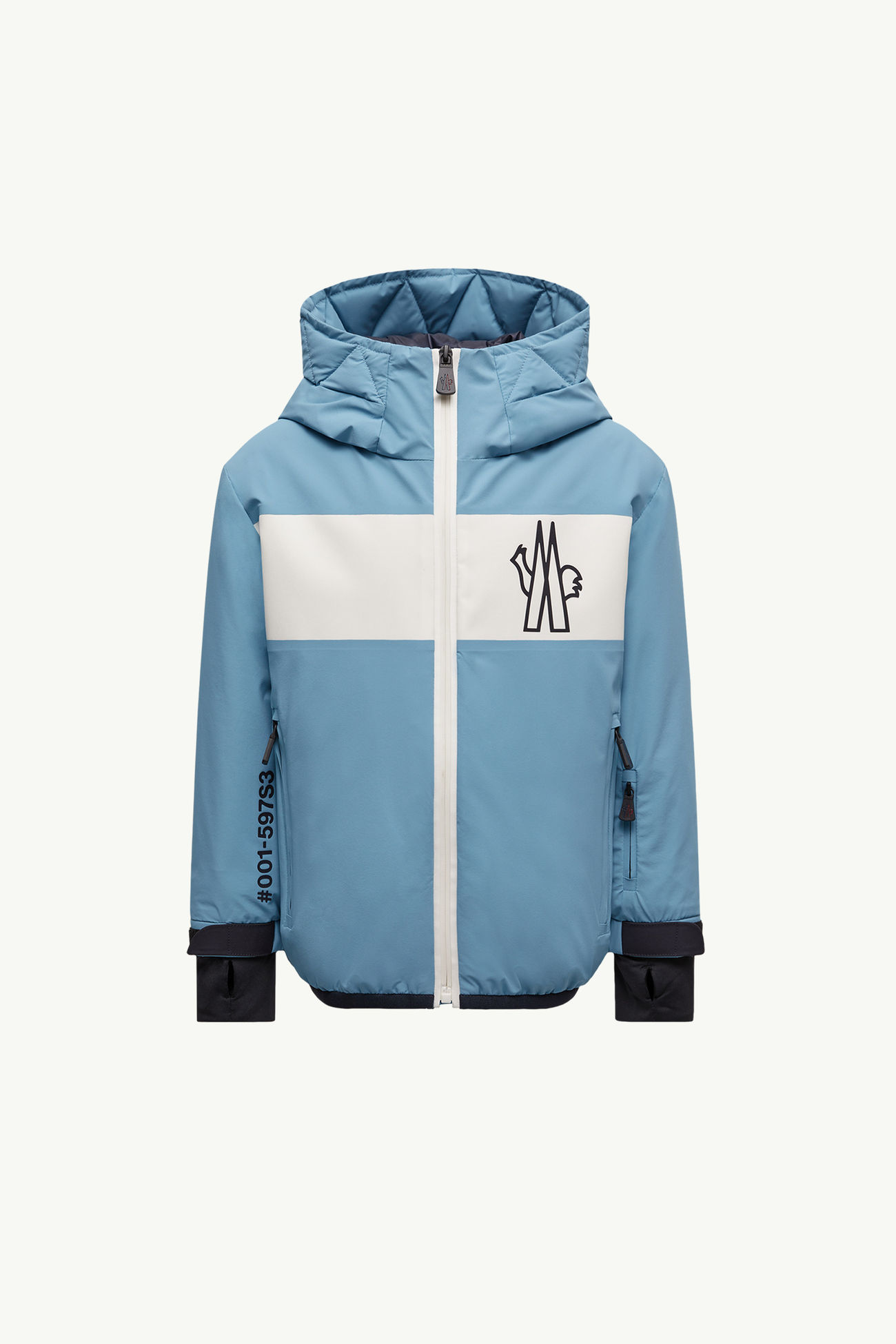 Brech Daunen-Skijacke Jungen Hellblau Moncler 0