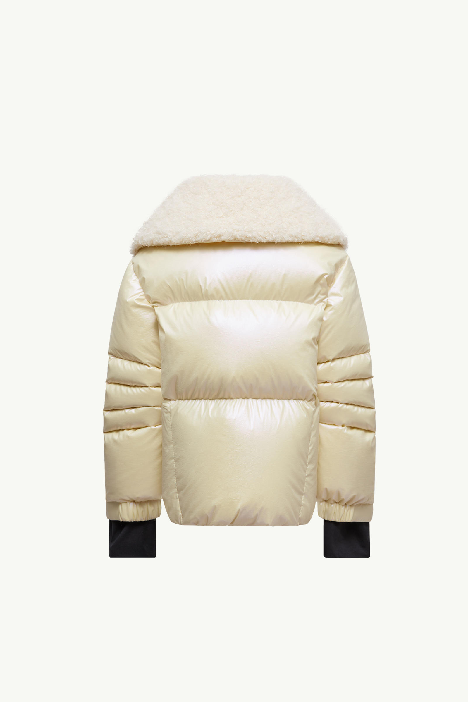 Doudoune de ski à bordure en teddy Jeita Fille Beige Clair Moncler 2