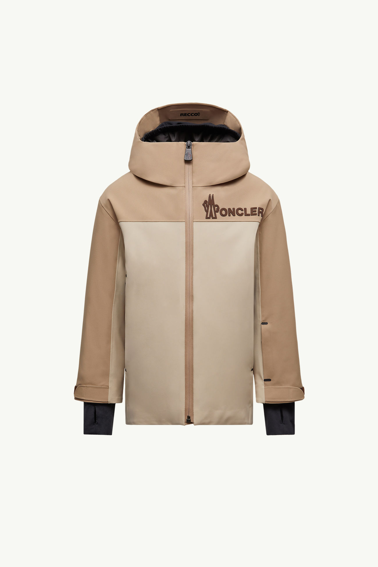 Moriond Skijacke mit Kapuze Jungen Beige Moncler 0