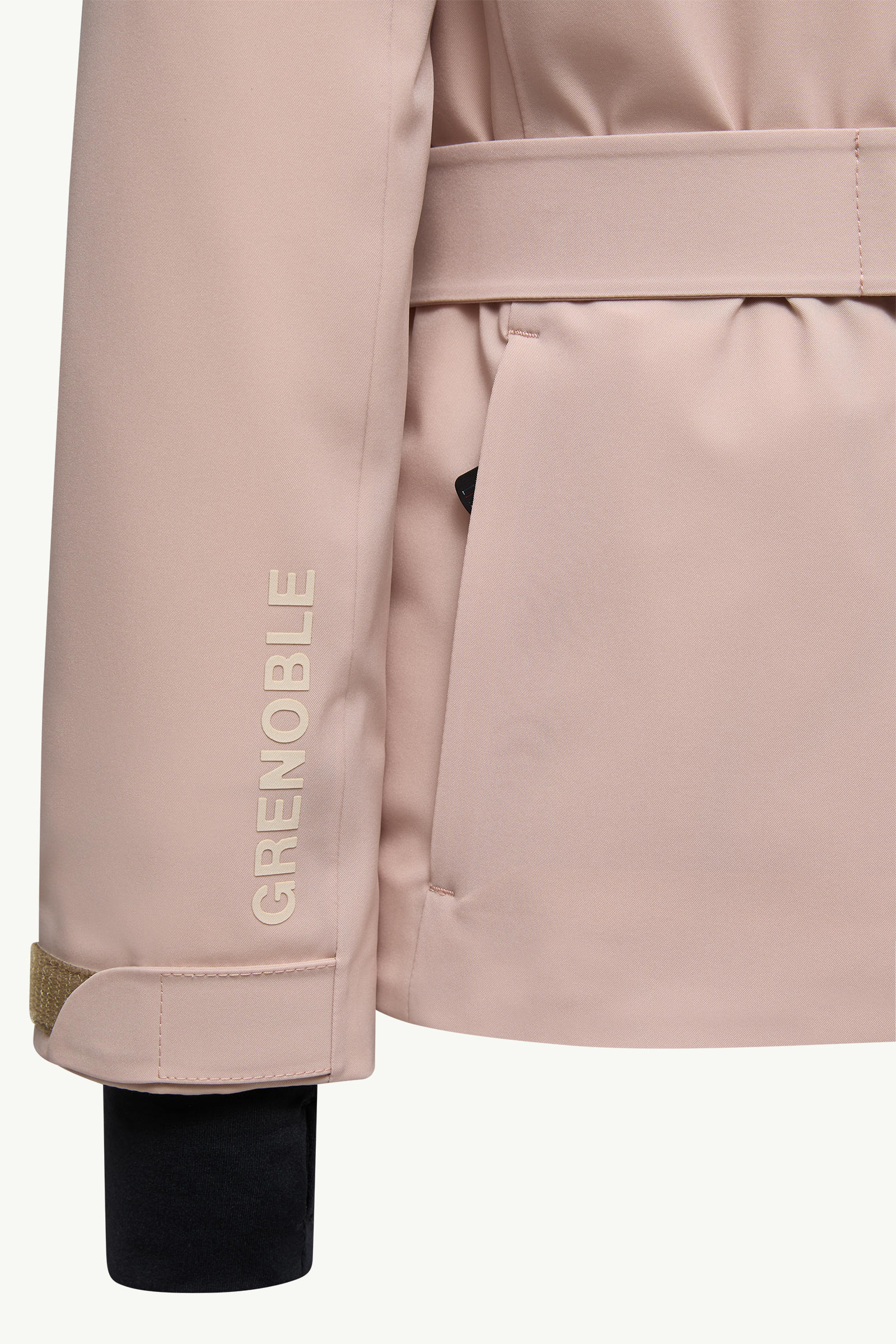 Plumífero de esquí con capucha Yoline Niña Rosado Moncler 4
