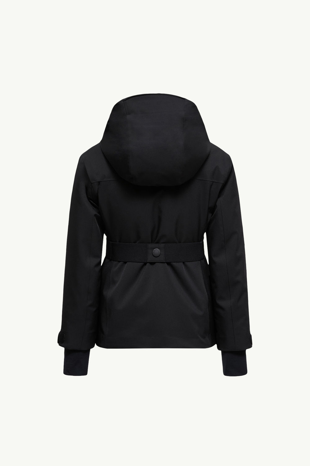 Yoline Hooded Down Ski Jacket Girl Black Moncler 2