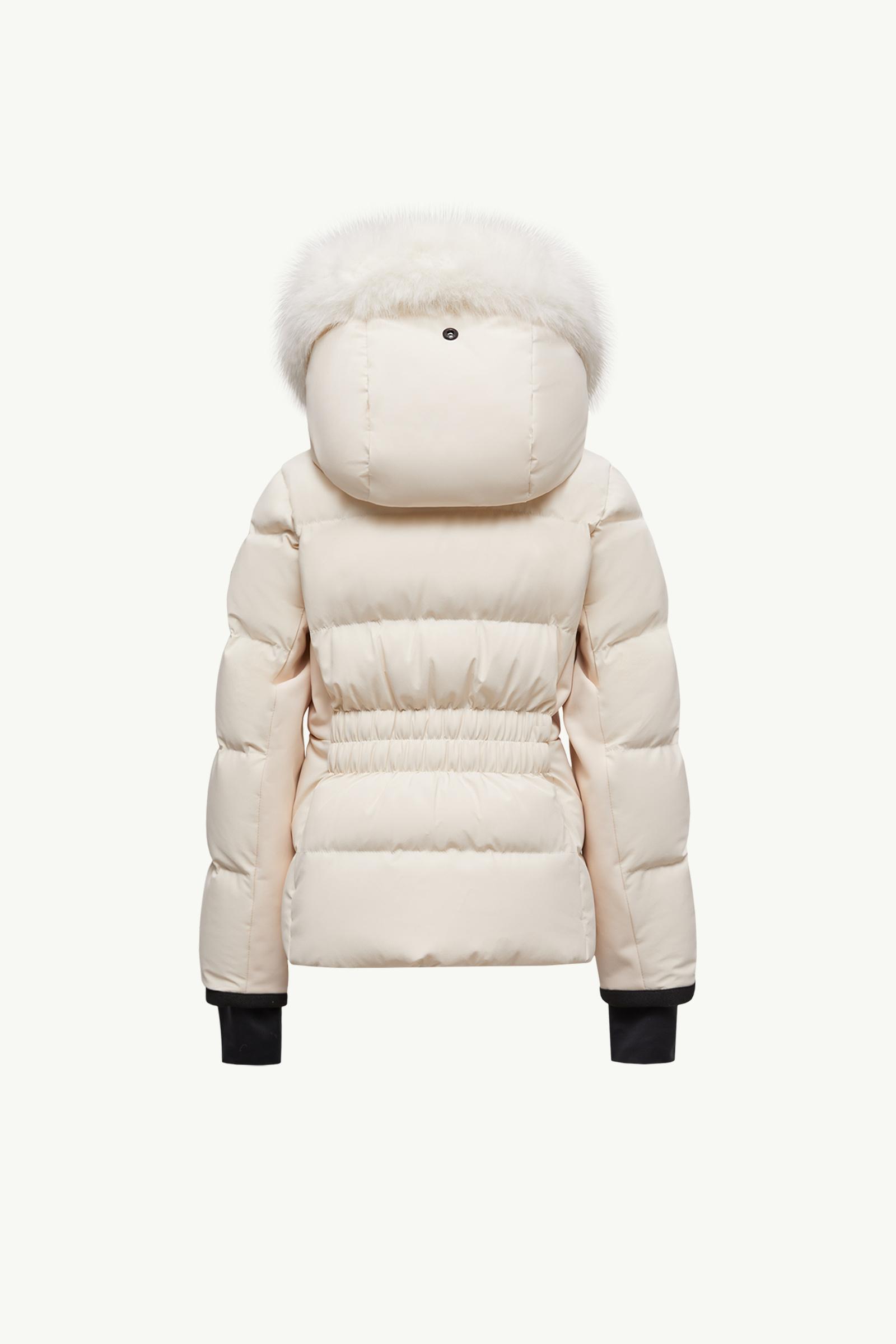 White Ivory New Guyane Faux Fur-Trimmed Hooded Insulated Ski