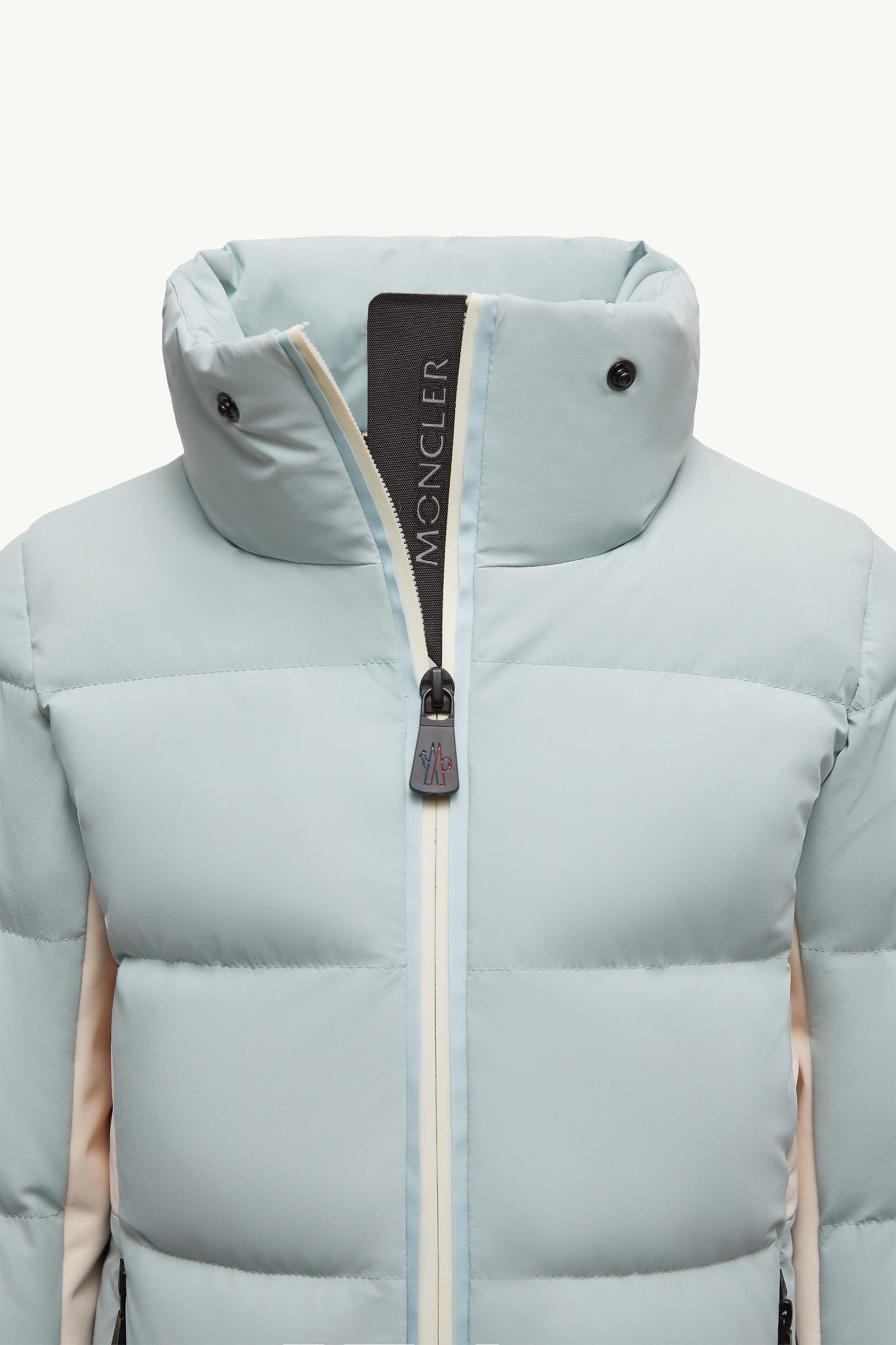 Doudoune de ski à capuche en synthétique New Guyane Fille Bleu clair Moncler 3