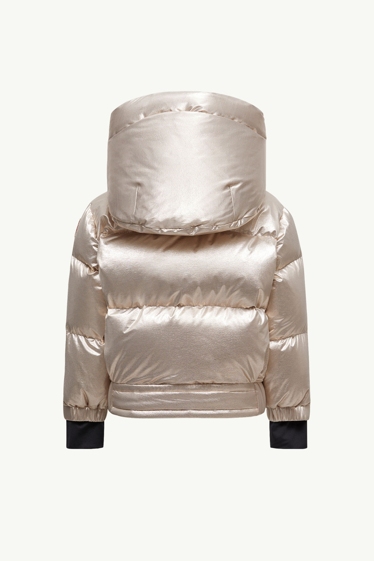 Violette Metallic Daunenjacke Mädchen Silber Moncler 2
