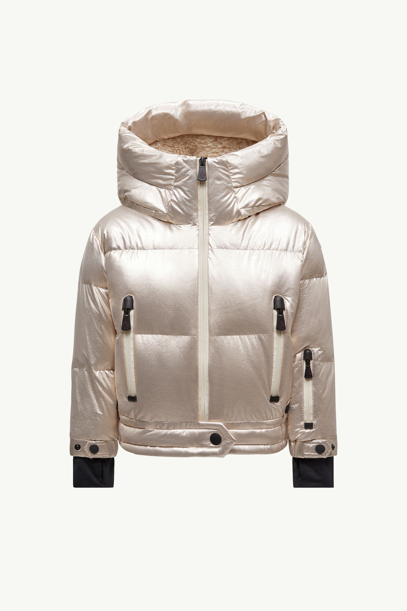 Plumífero metalizado Violette Niña Plateado Moncler 0
