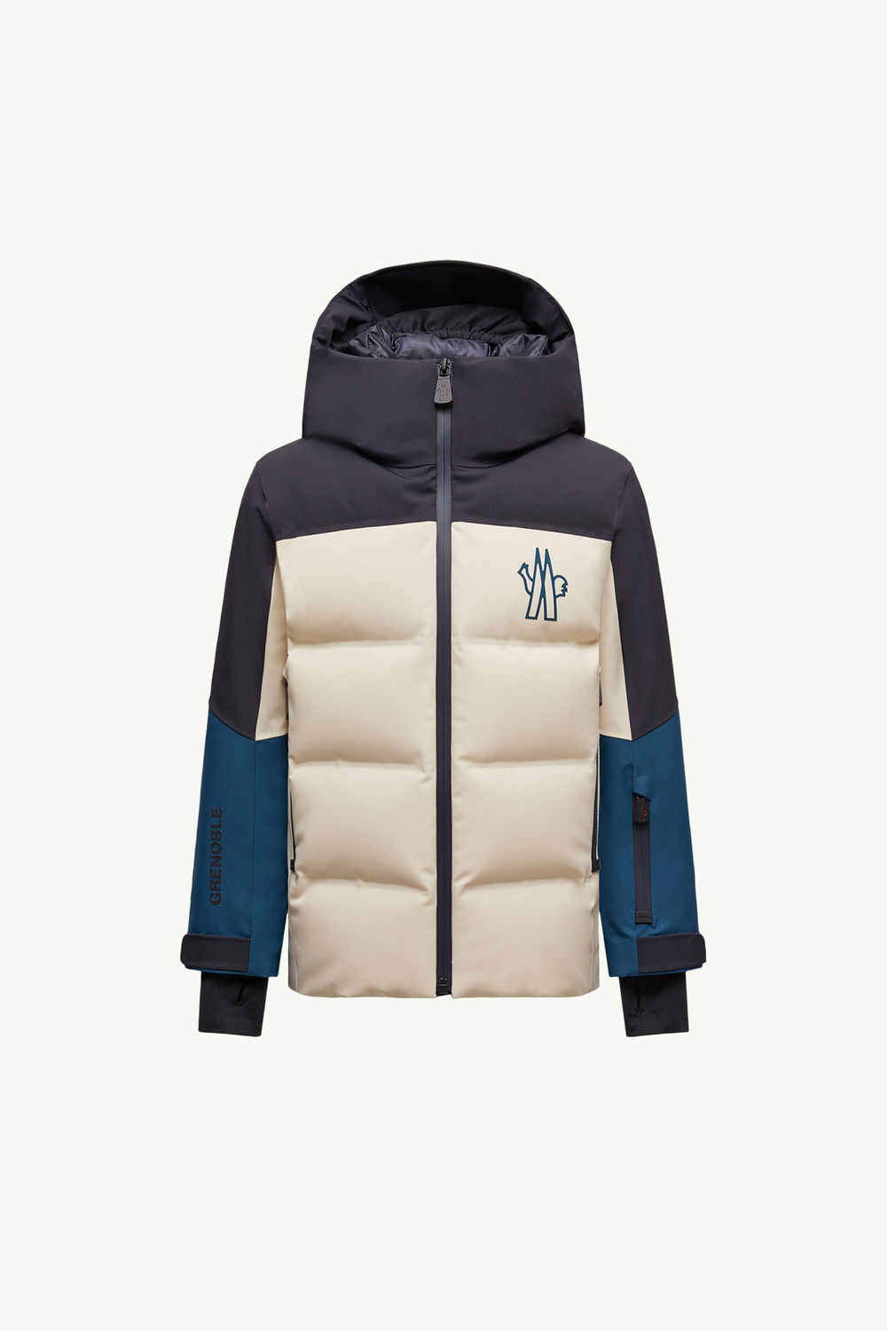 New Montmiral Hooded Down Ski Jacket Boy Multicolour Moncler 0