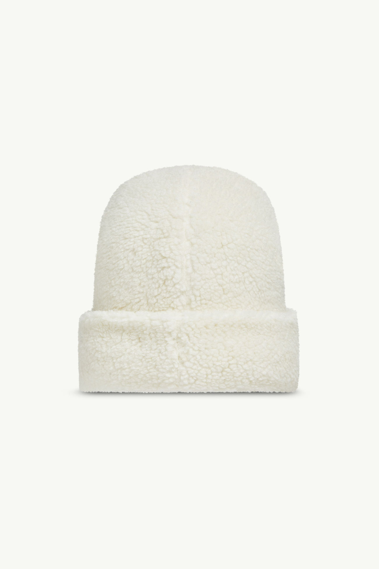 Mütze aus Teddyfleece Genderneutral Weiß Moncler 2