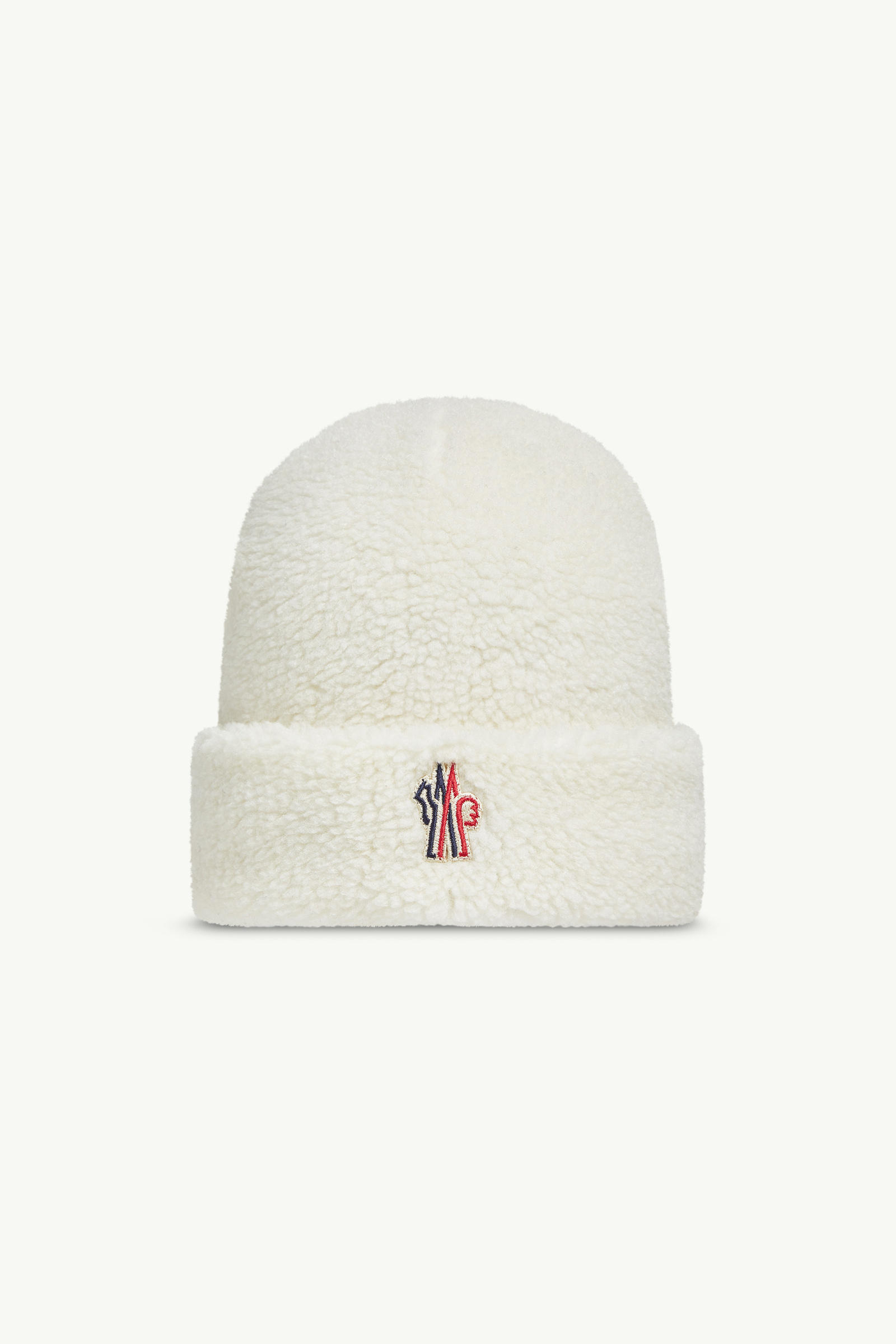 Teddy Beanie Gender Neutral White Moncler 0