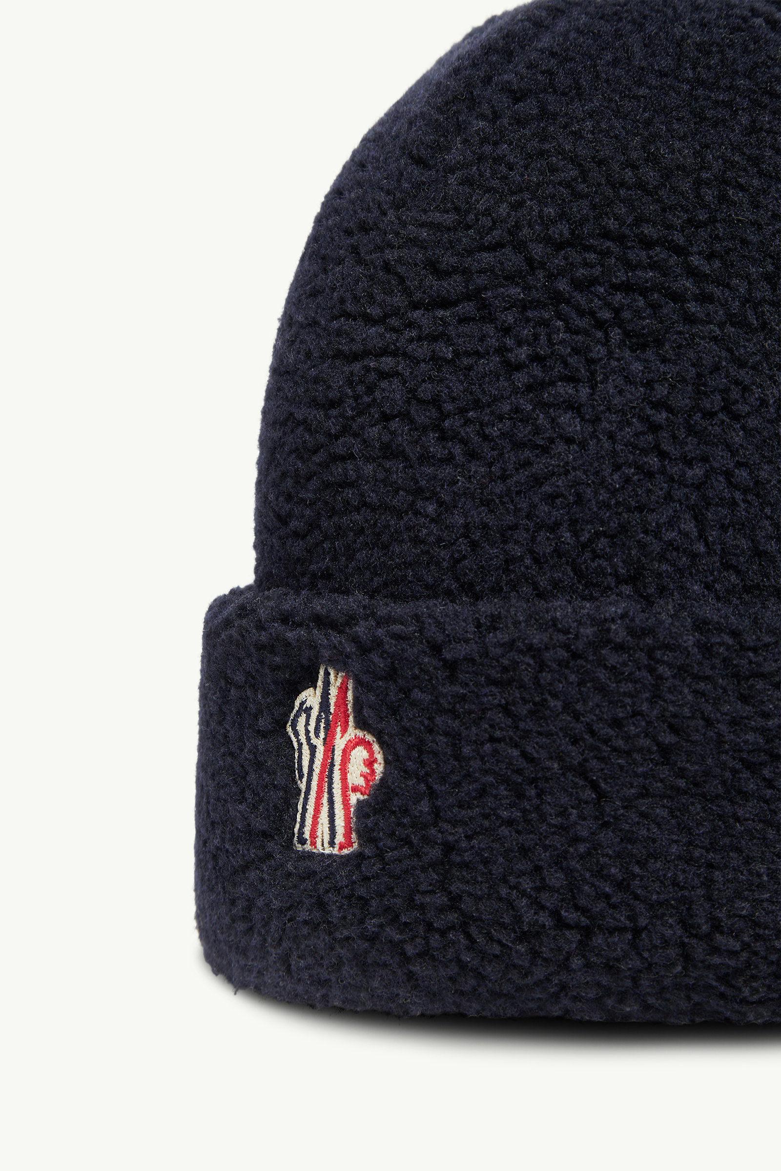 Bonnet en teddy Mixte Bleu marine Moncler 1