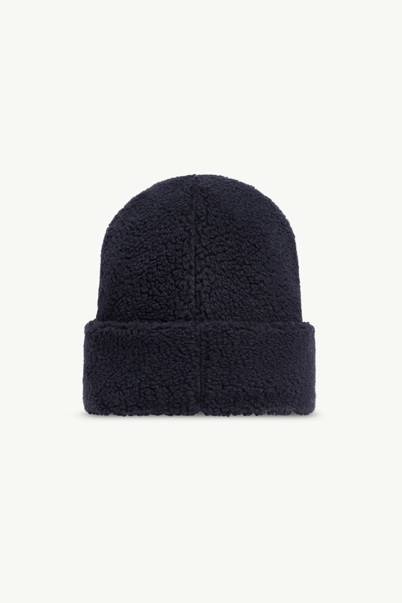 Mütze aus Teddyfleece Genderneutral Navyblau Moncler 2