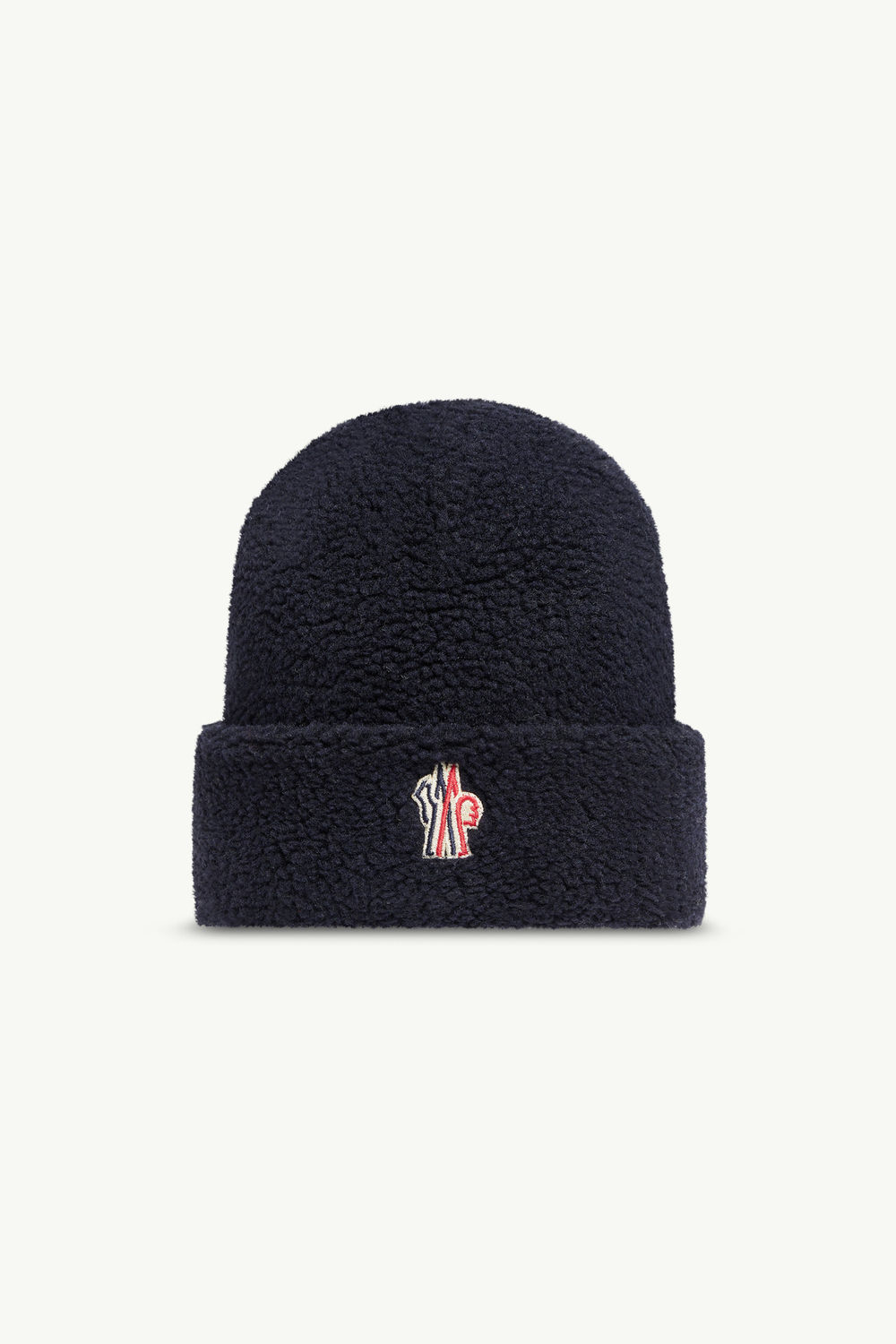 Teddy Beanie Gender Neutral Navy Blue Moncler 0