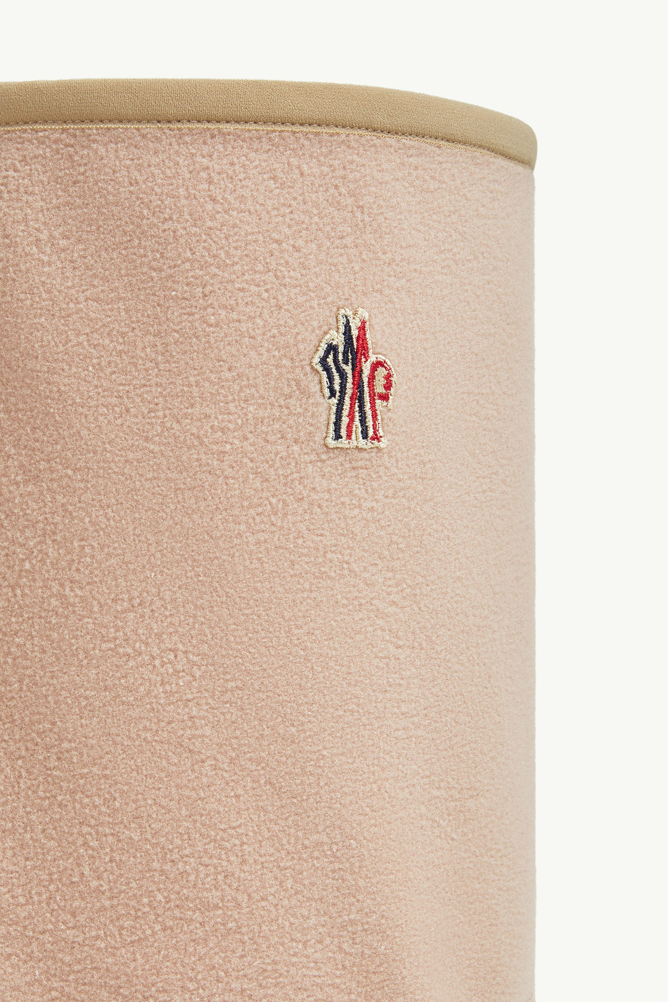 三色飾邊保暖頸套 女童 粉紅色 Moncler 1