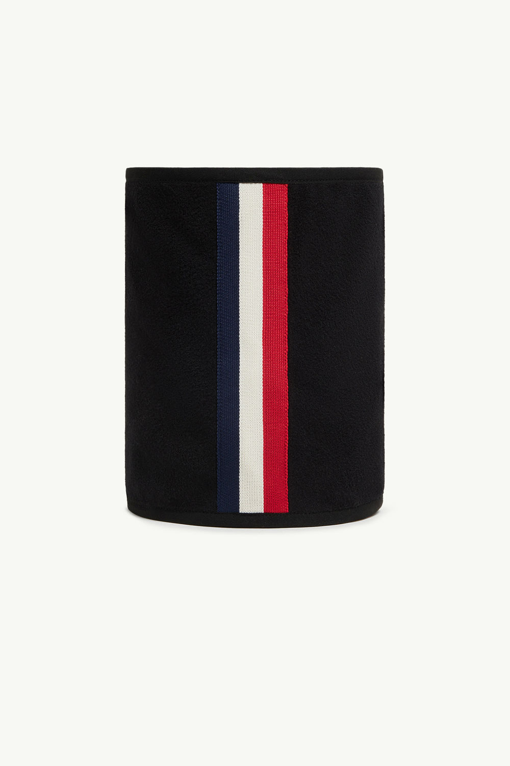 Tricolour-Trimmed Neck Warmer Gender Neutral Black Moncler 2
