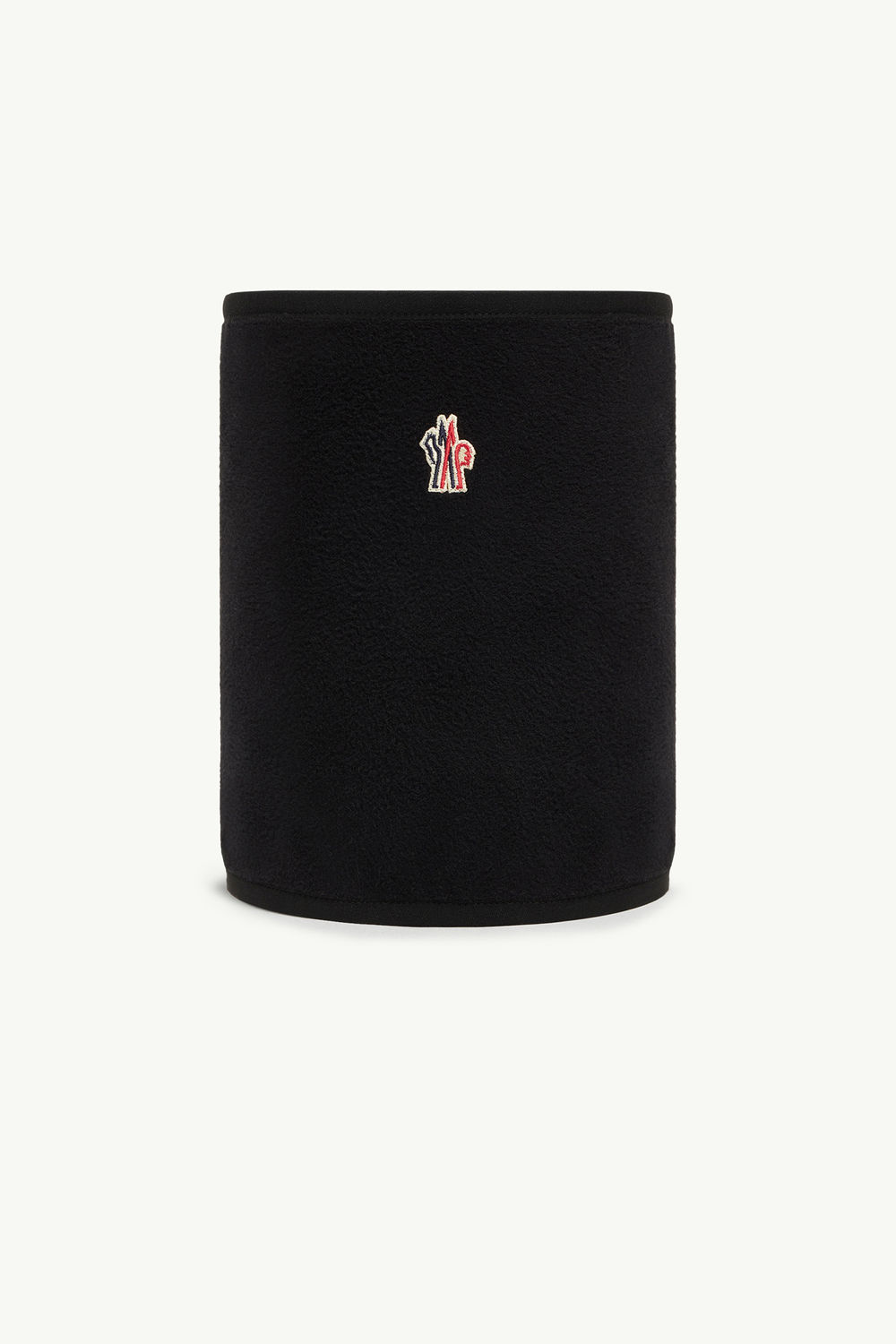 Tricolour-Trimmed Neck Warmer Gender Neutral Black Moncler 0