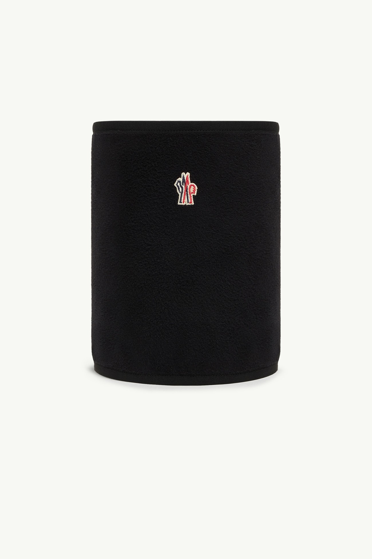 Tricolour-Trimmed Neck Warmer Gender Neutral Black Moncler 0