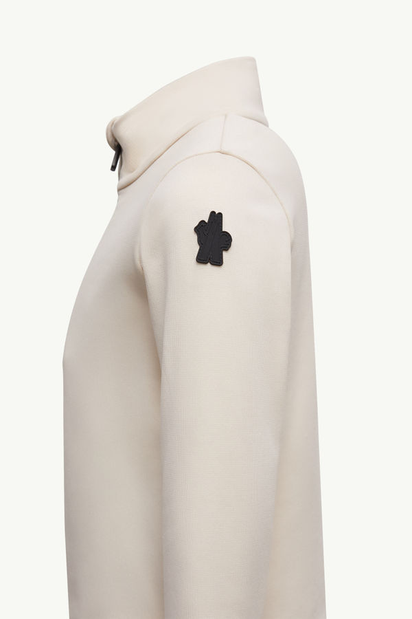 Polartec® Half-Zip Polo Neck Gender Neutral White Moncler 1