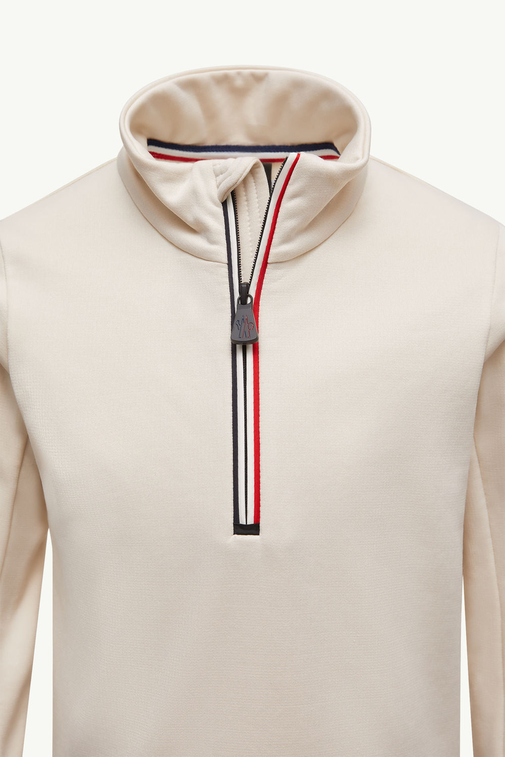 Polartec® Half-Zip Polo Neck Gender Neutral White Moncler 3