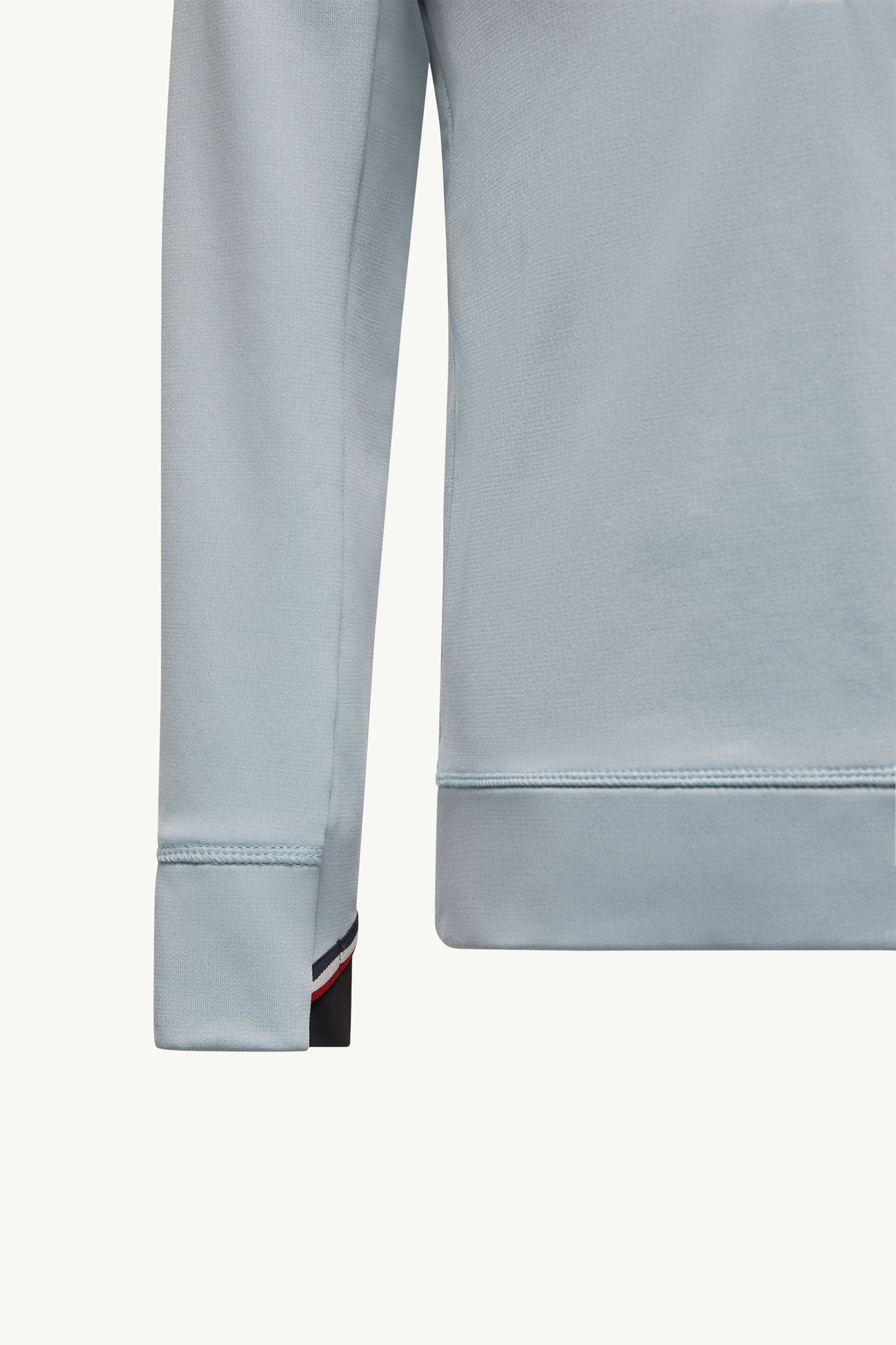 Polartec® Rollkragenpullover mit halbem Reißverschluss Genderneutral Hellblau Moncler 4