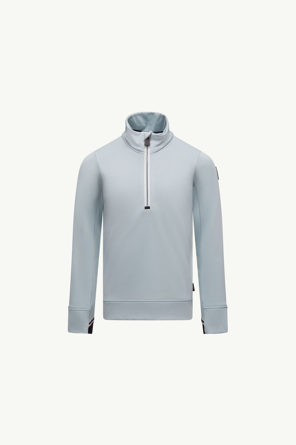Polartec® Half-Zip Polo Neck Gender Neutral Light Blue Moncler 0