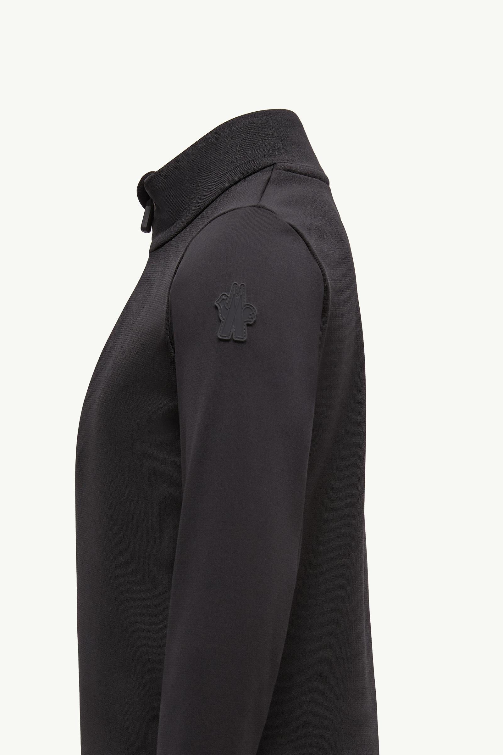 Pull à col roulé semi-zippé Polartec® Mixte Noir Moncler 1