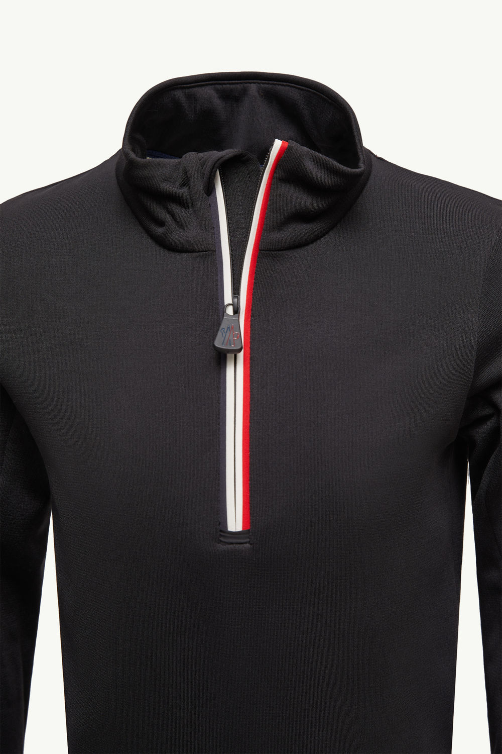 Polartec® Half-Zip Polo Neck Gender Neutral Black Moncler 3