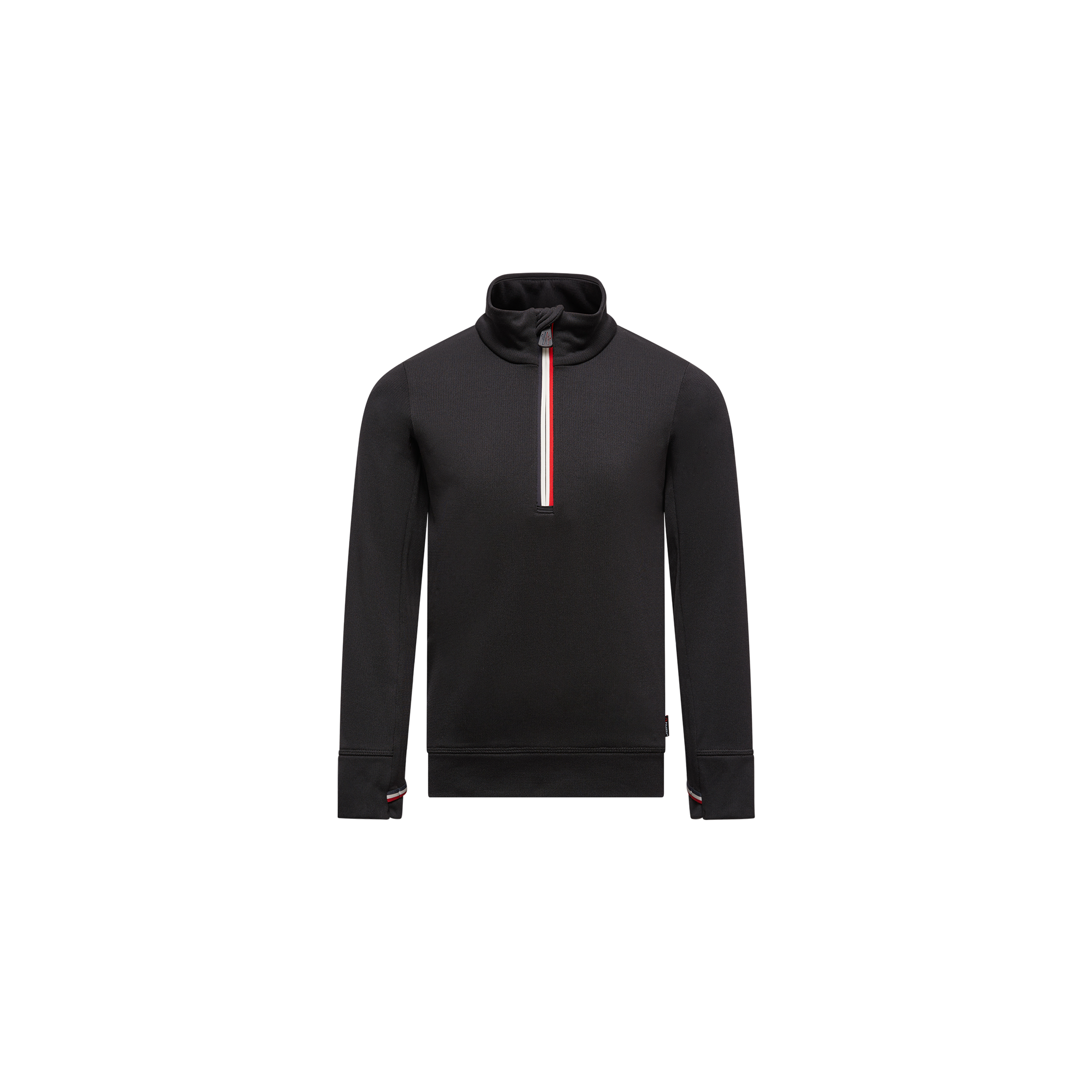 Grenoble   Polartec Half-Zip Polo Neck for Children in Black, Size: 8Y, Moncler