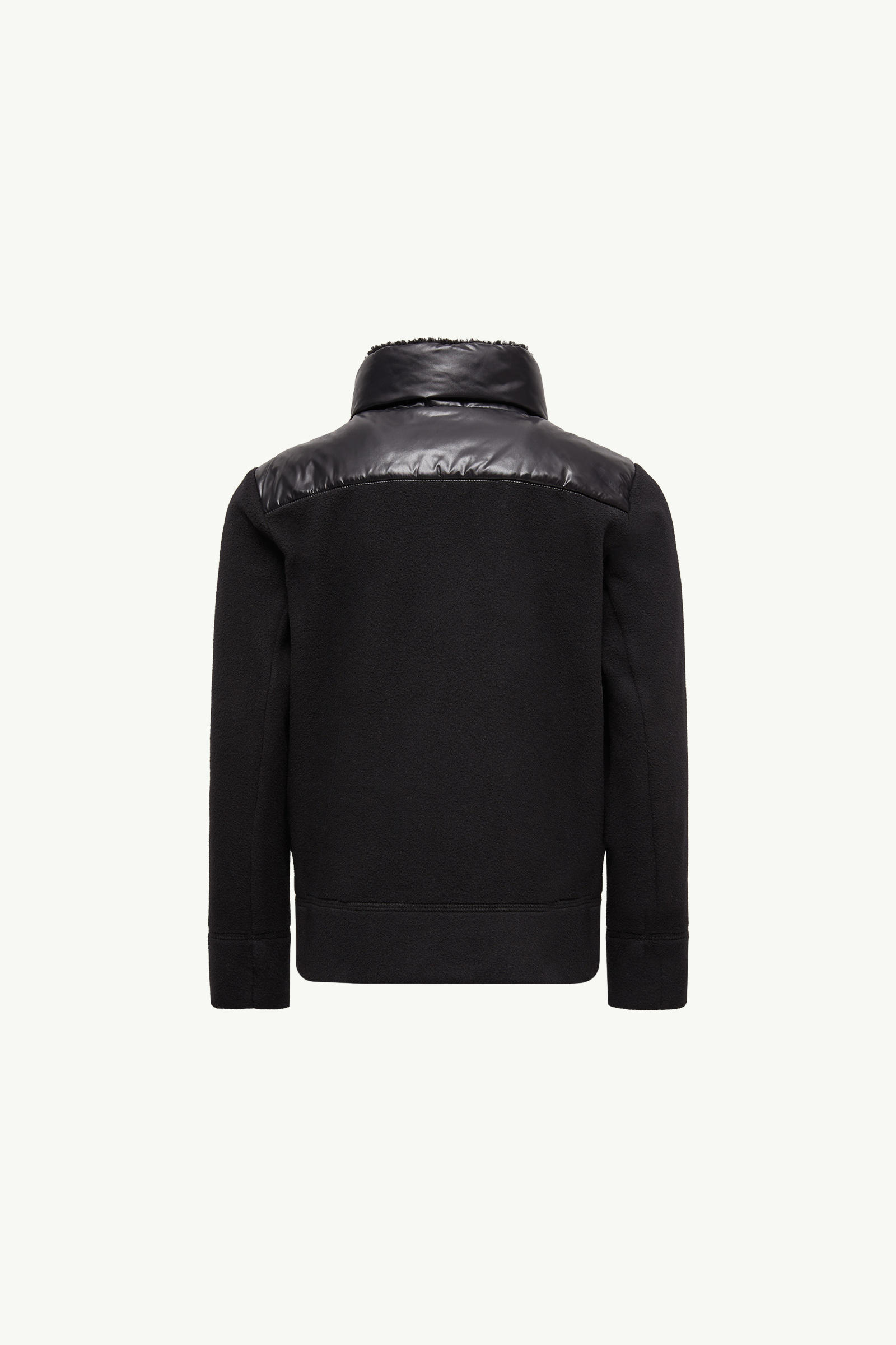 夾層抓毛拉鏈衛衣 中性 黑色 Moncler 2