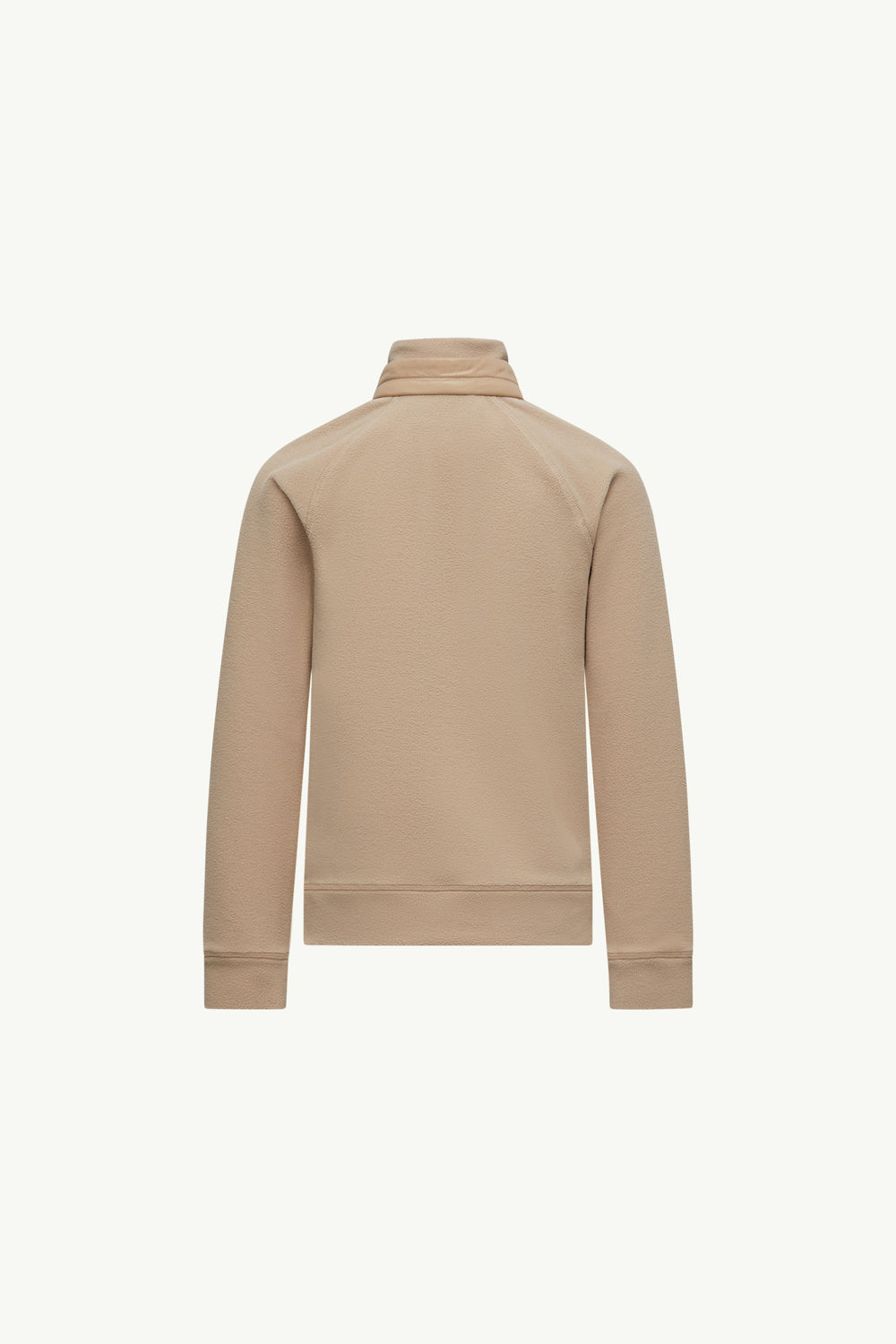 Half-Zip Fleece Sweatshirt Gender Neutral Beige Moncler 2