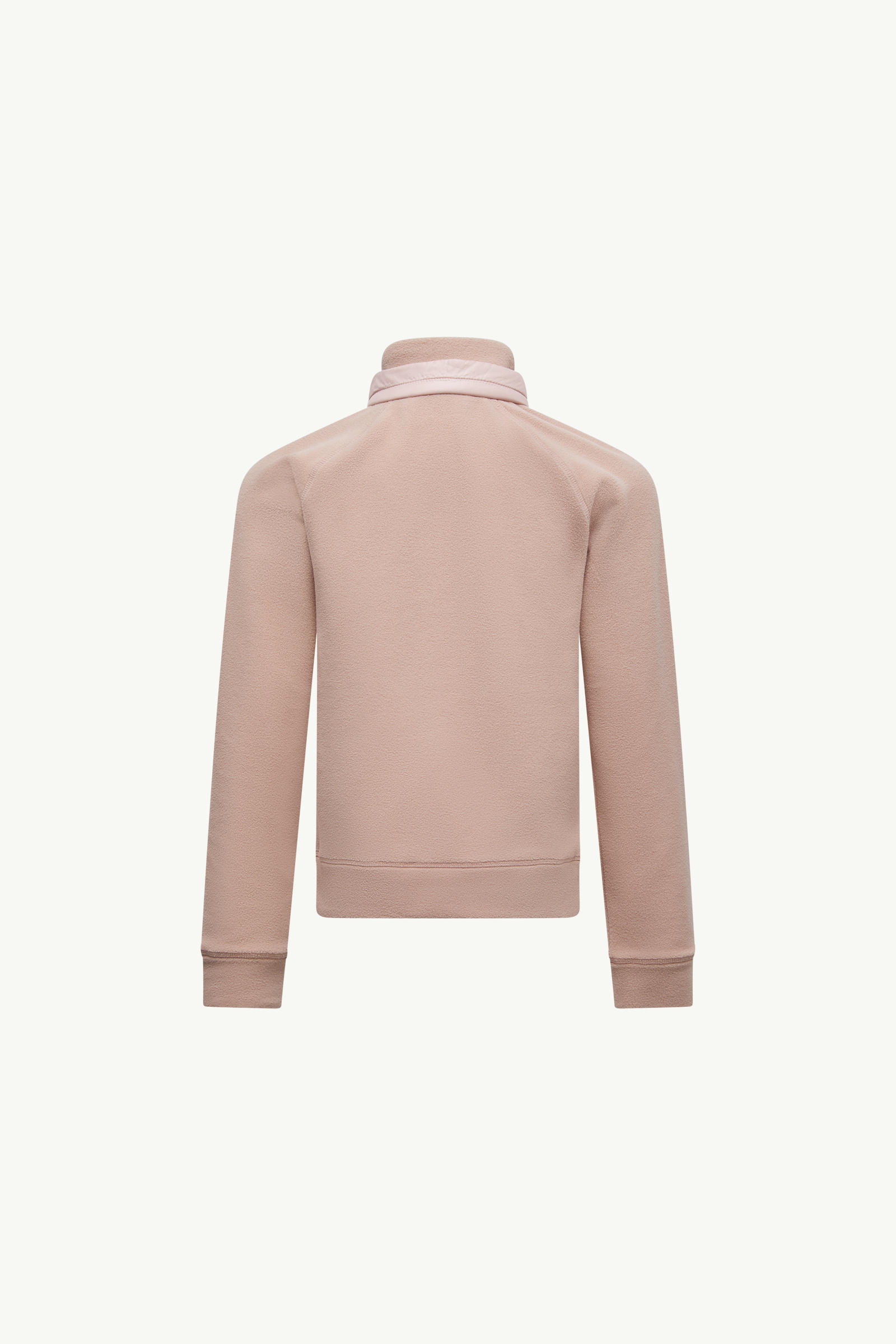 Half-Zip Fleece Sweatshirt Gender Neutral Pink Moncler 2
