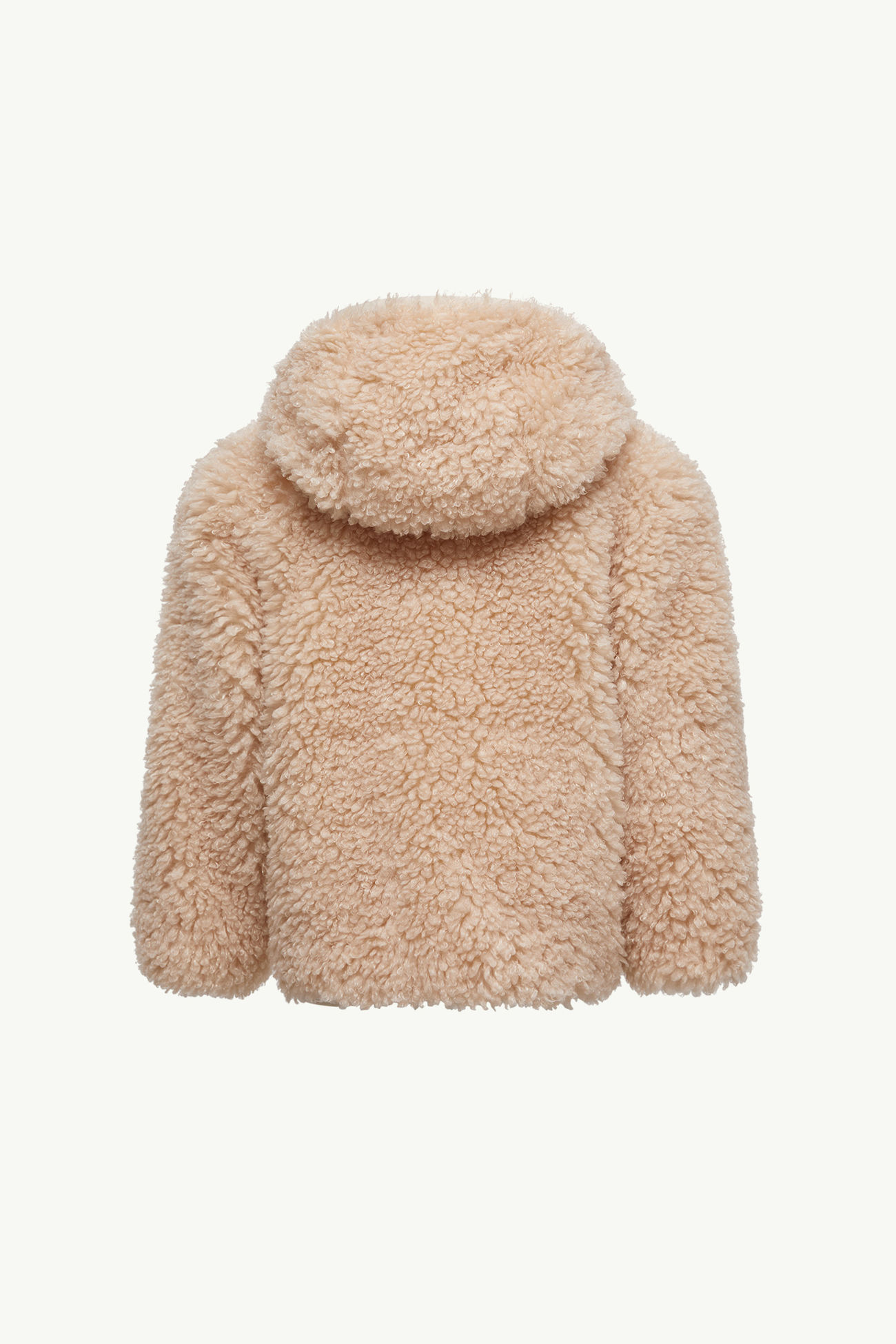 Wendbarer Teddy-Kapuzenpullover mit Reißverschluss Mädchen Pink Moncler 2