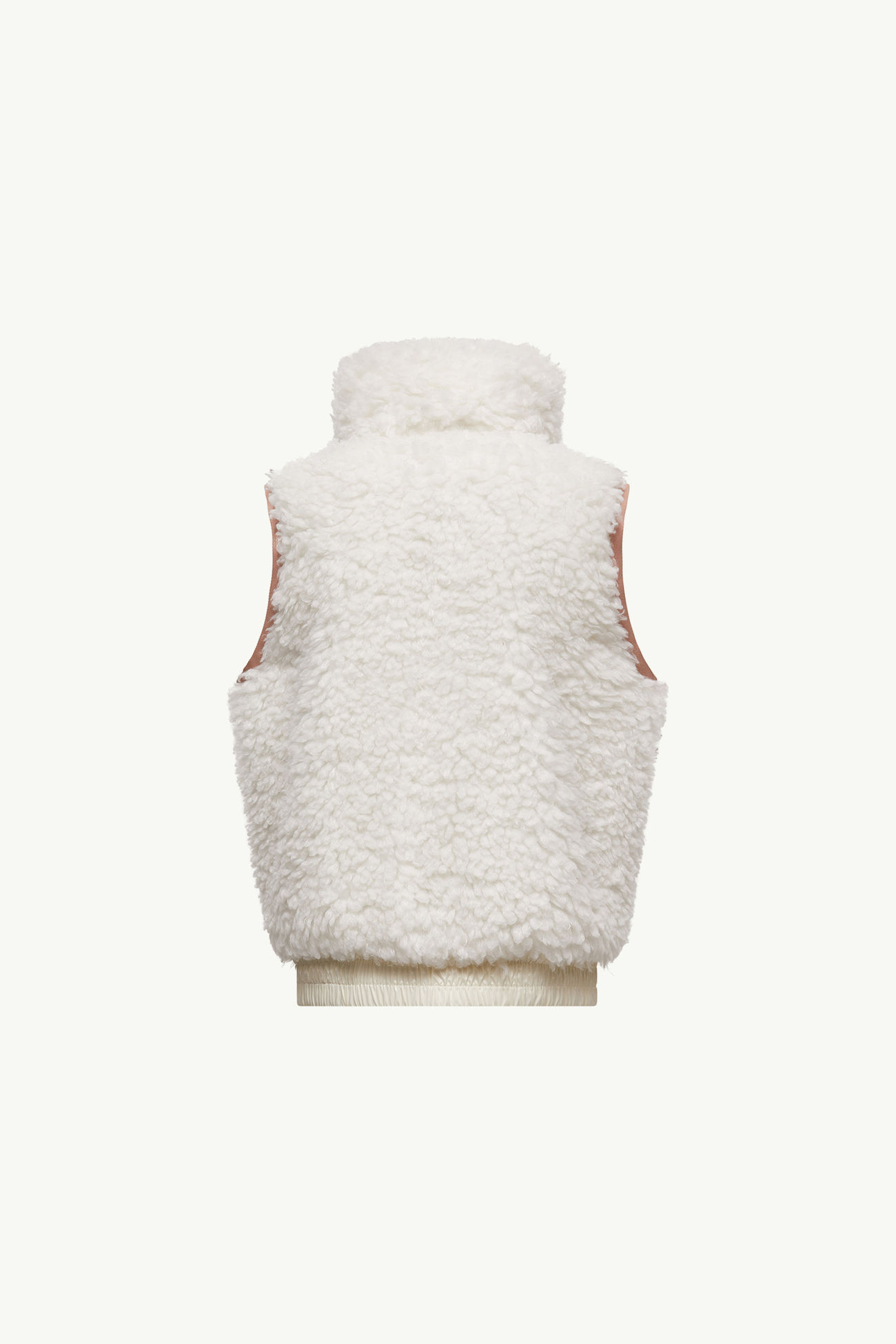 Gepolsterte Weste aus Teddy Mädchen Weiß Moncler 2