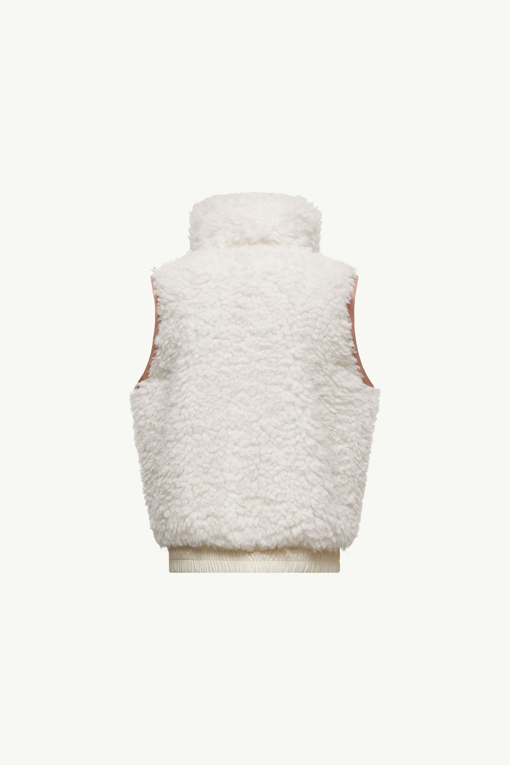Padded Teddy Gilet Girl White Moncler 2