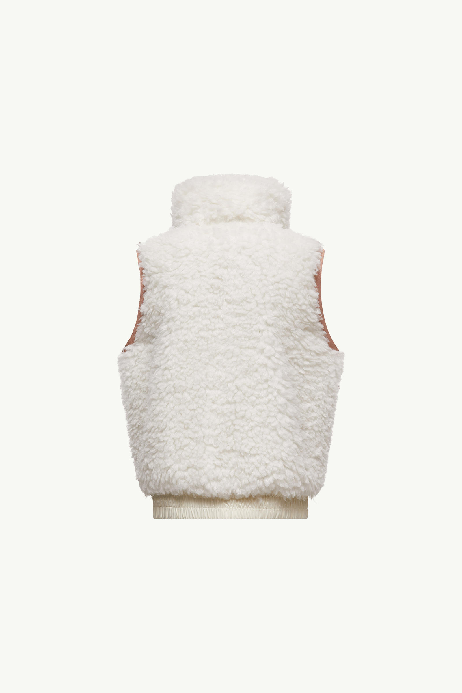 Padded Teddy Gilet Girl White Moncler 2