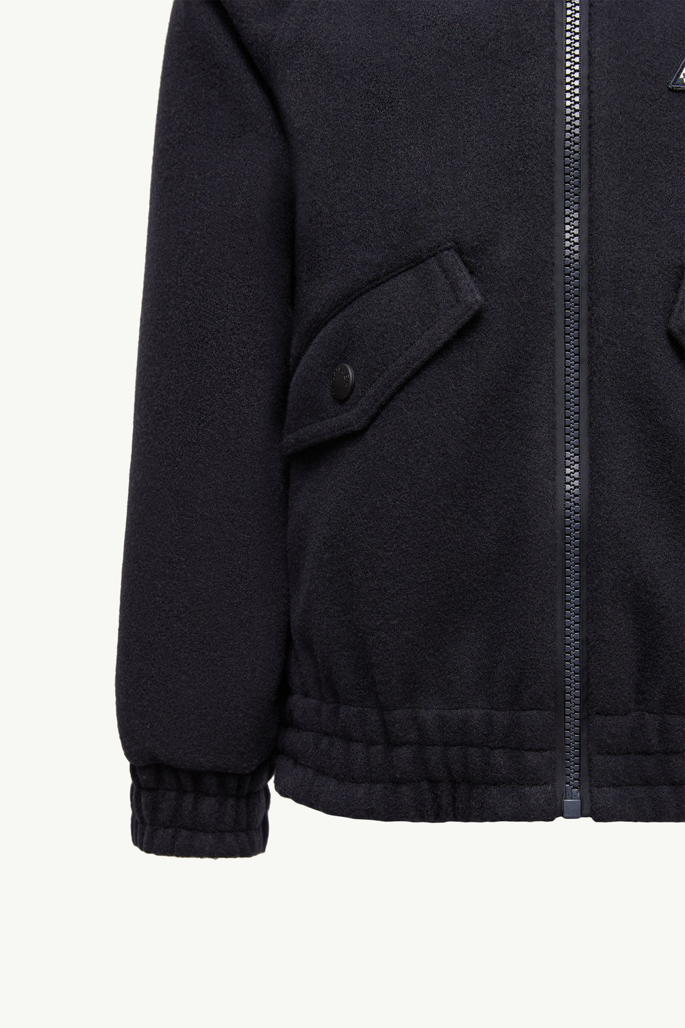 Zip-Up Hoodie Gender Neutral Navy Blue Moncler 3