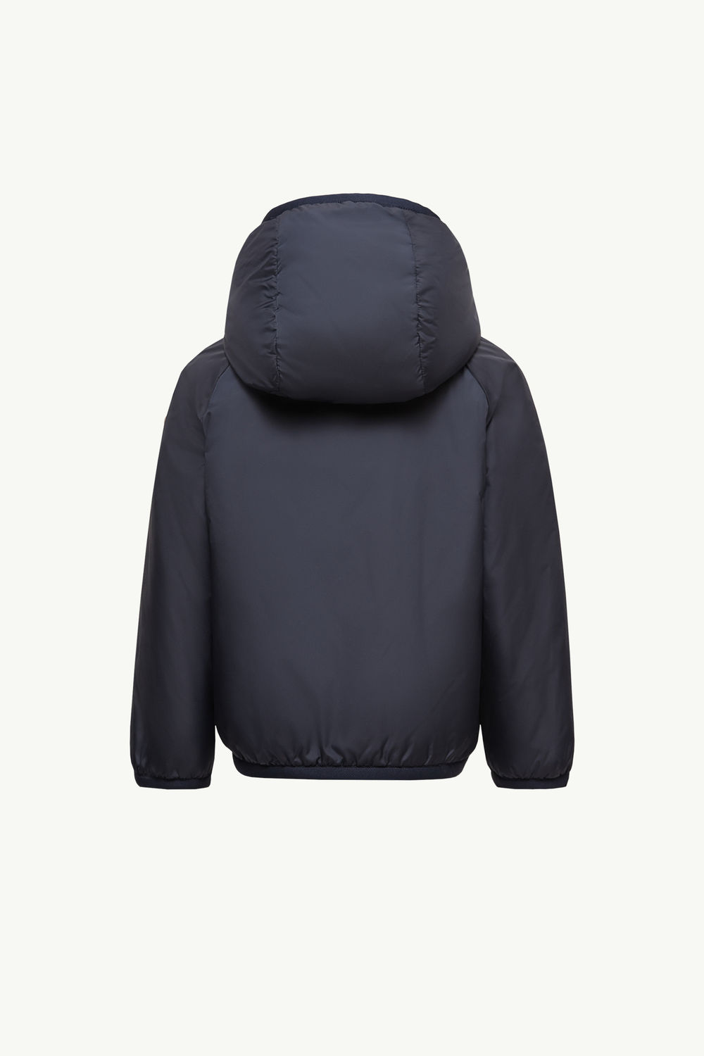 Reversible Zip-Up Hoodie Gender Neutral Beige & Navy Blue Moncler 2