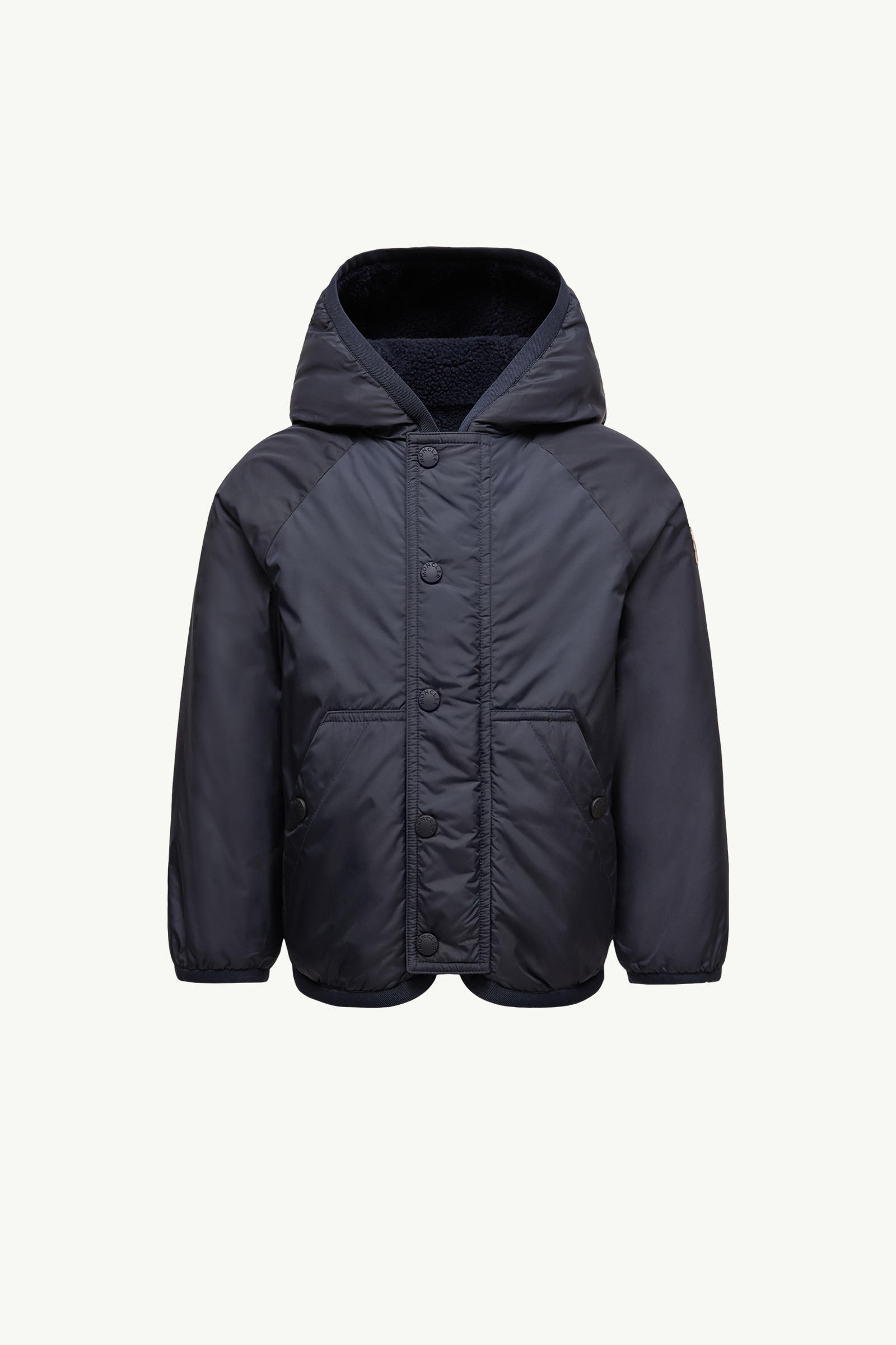 Sudadera reversible con cremallera De Género Neutro Beige & Azul Marino Moncler 0