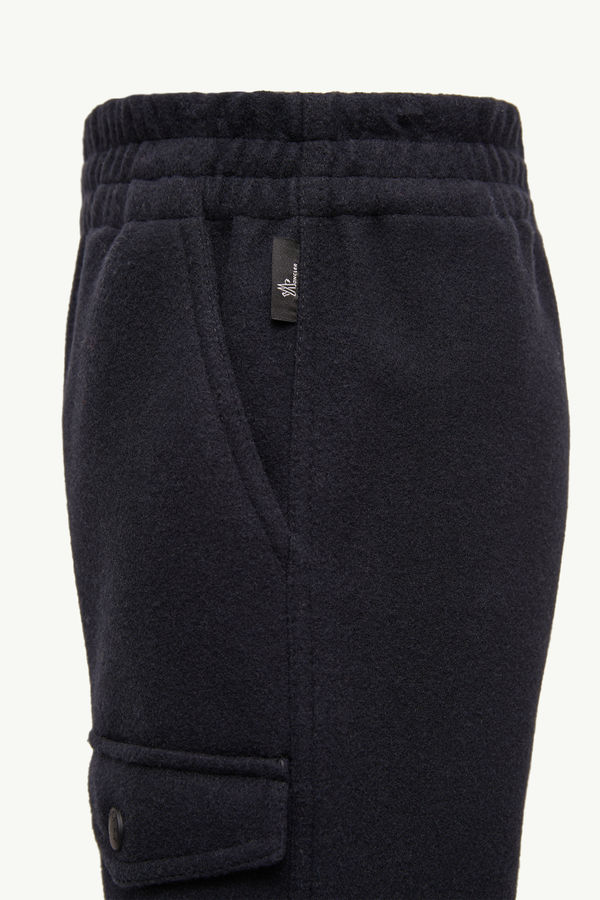 Interlock Cargo Trousers Gender Neutral Navy Blue Moncler 1