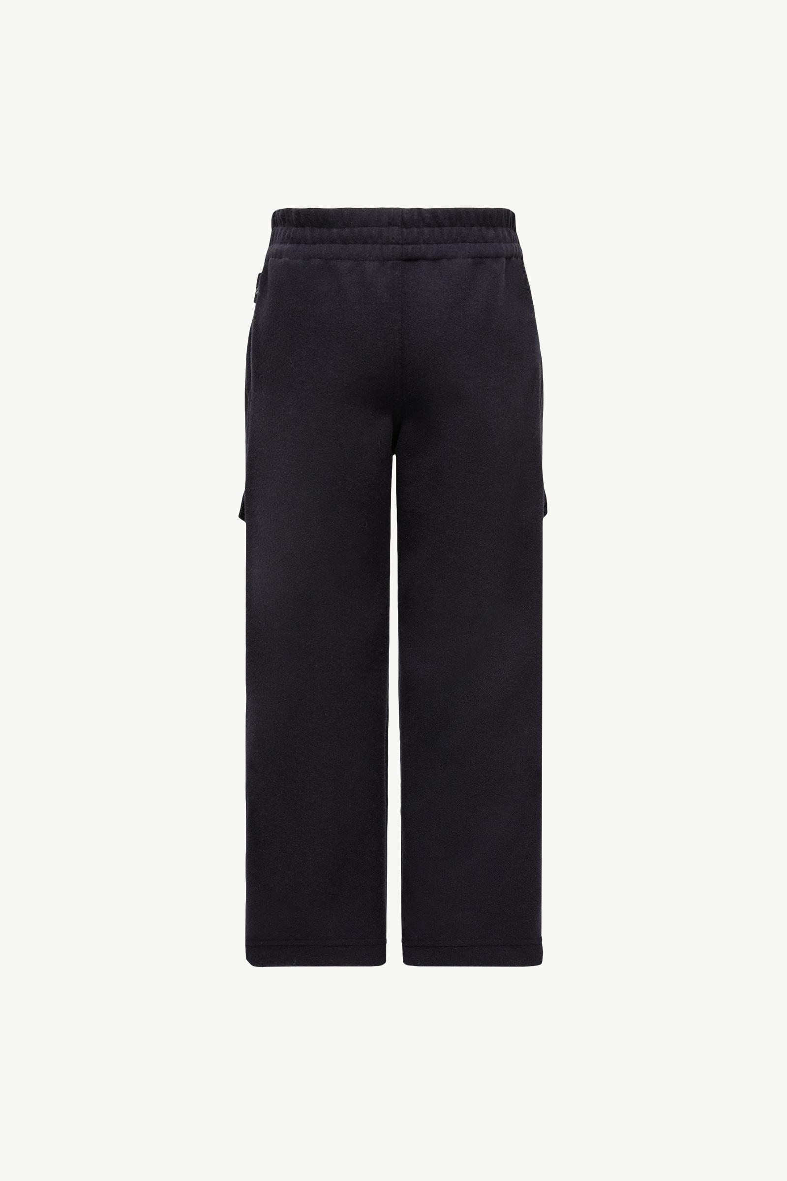 Navy Blue Interlock Cargo Pants - Pants & Tracksuits for