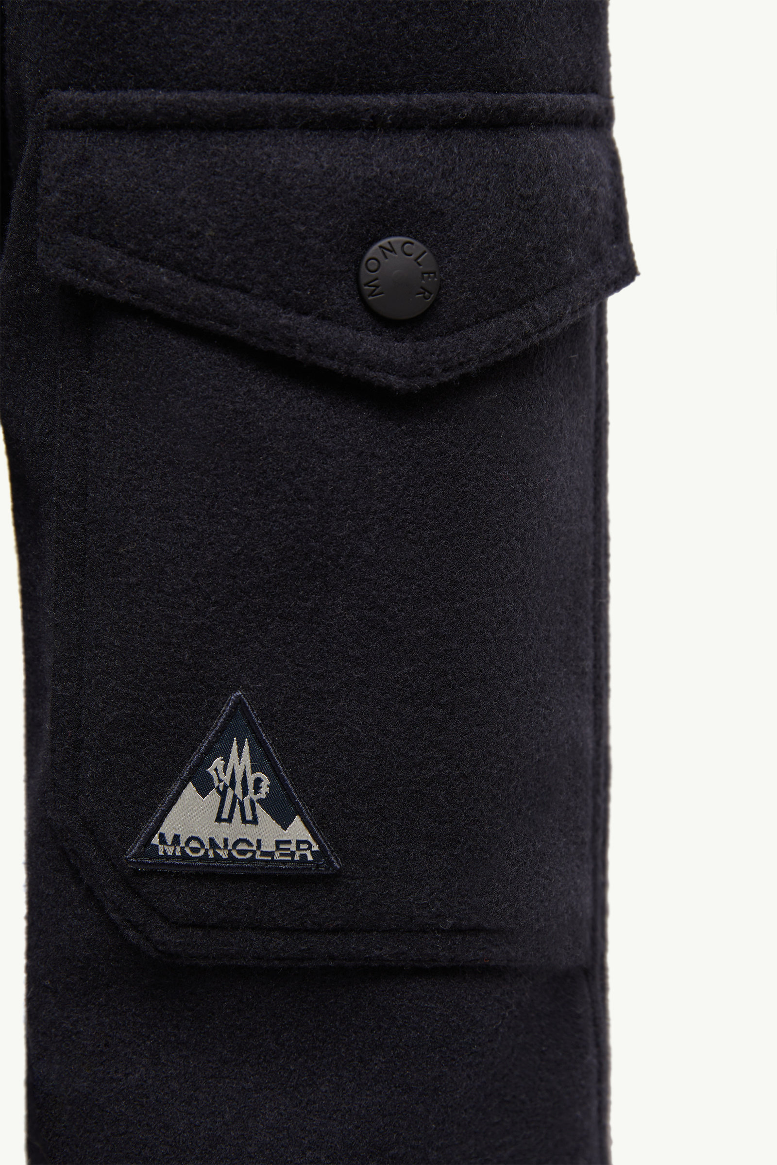Pantalon cargo en interlock Mixte Bleu marine Moncler 3