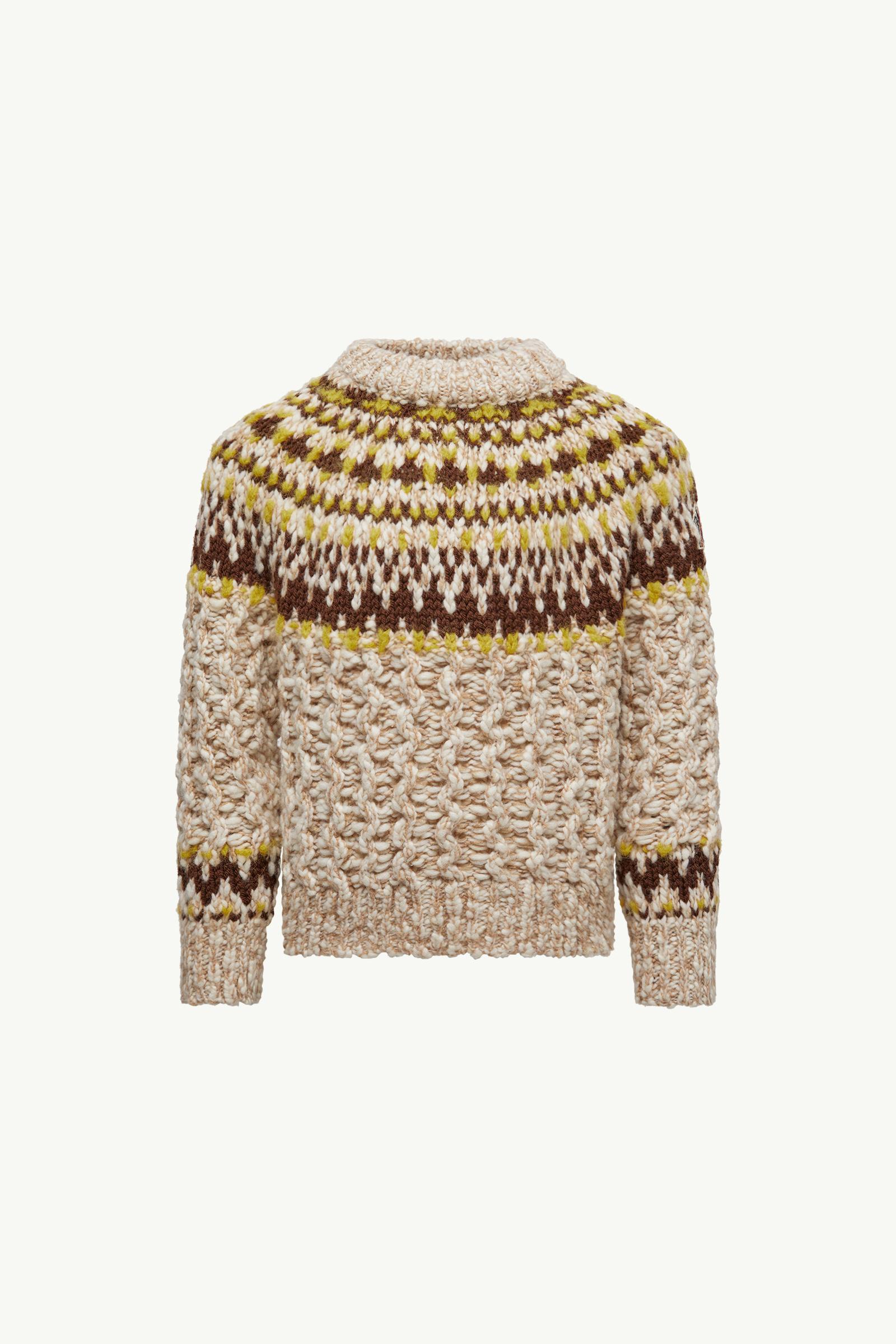 Wool Blend Jacquard Polo Neck Jumper_findInBoutique_image