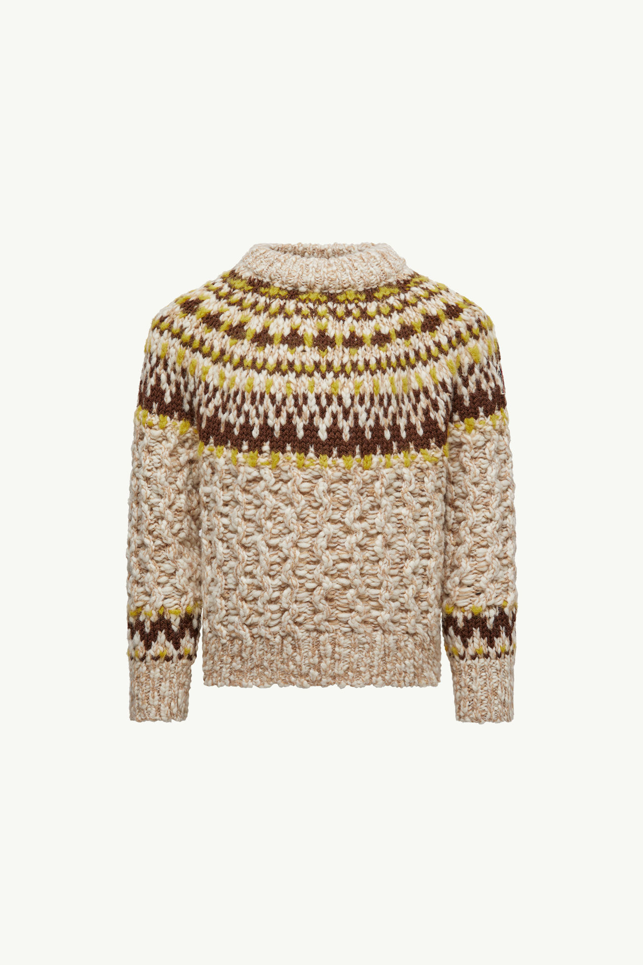 Rollkragenpullover aus Woll-Jacquard Genderneutral Bunt Moncler 0