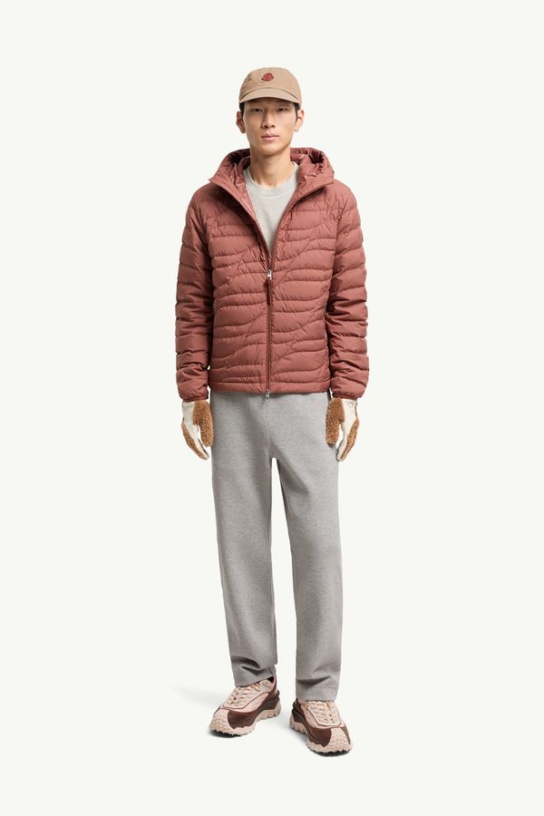 Chitu kurze Daunenjacke mit Kapuze Herren Rot Braun Moncler 0