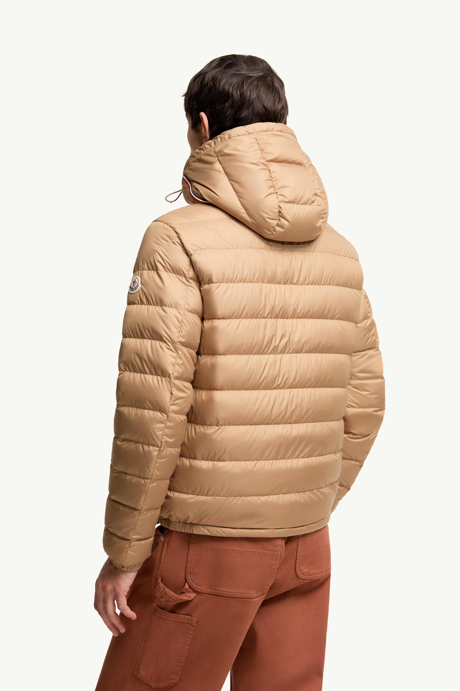 Beige Vermeille Hooded Short Down Jacket - Short Down Jackets for